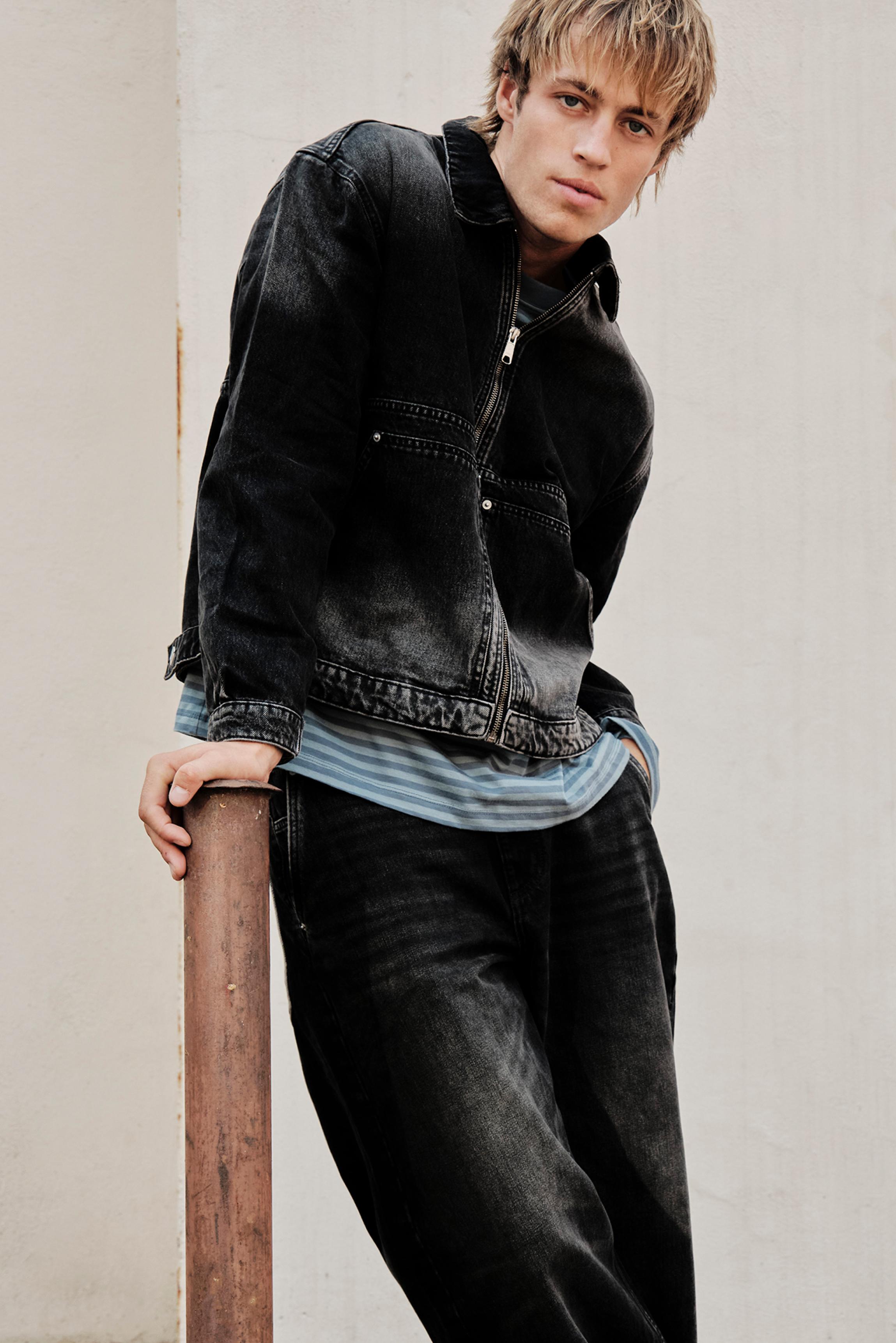 Pull&Bear Cepli denim ceket görsel 6