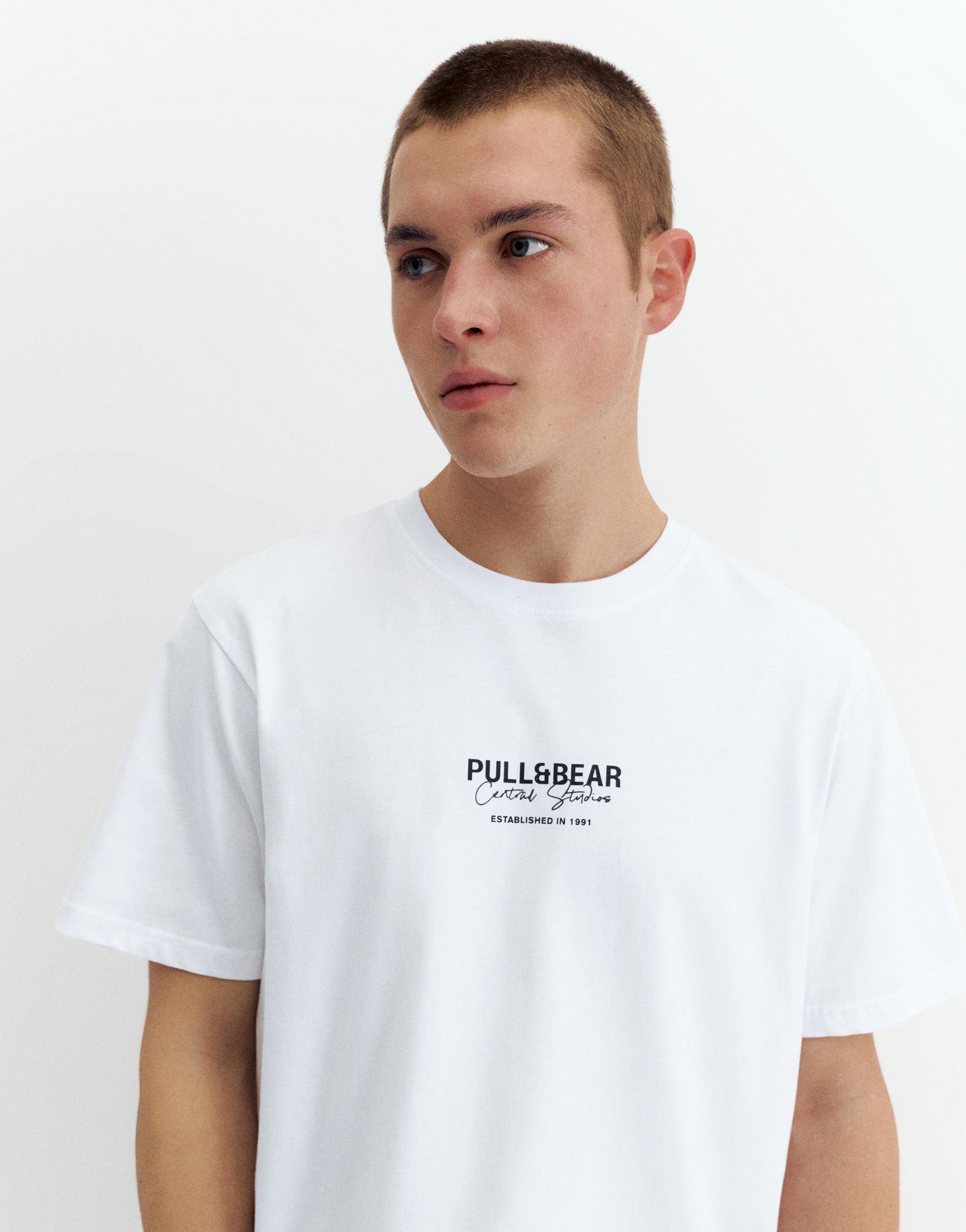 Embroidered logo T-shirt — White