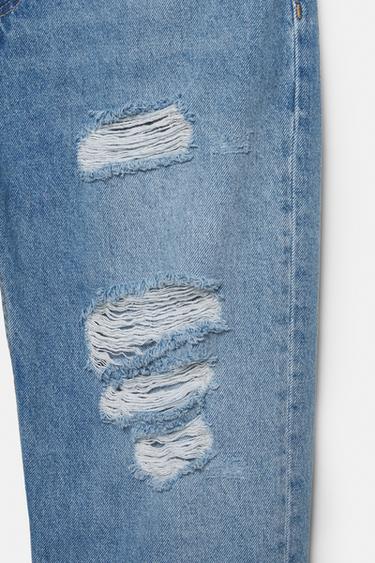 Relaxed fit ripped jeans — Pale indigo 8