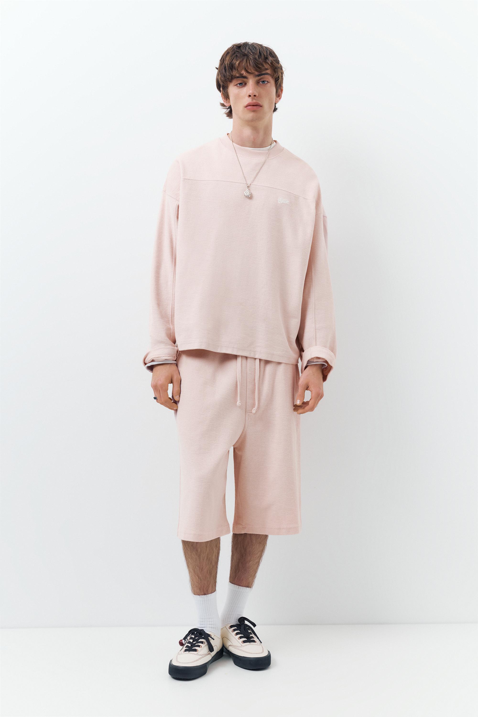 STWD Round Neck Sweatshirt — Pink