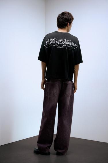 STWD ombré T-shirt — Black 3