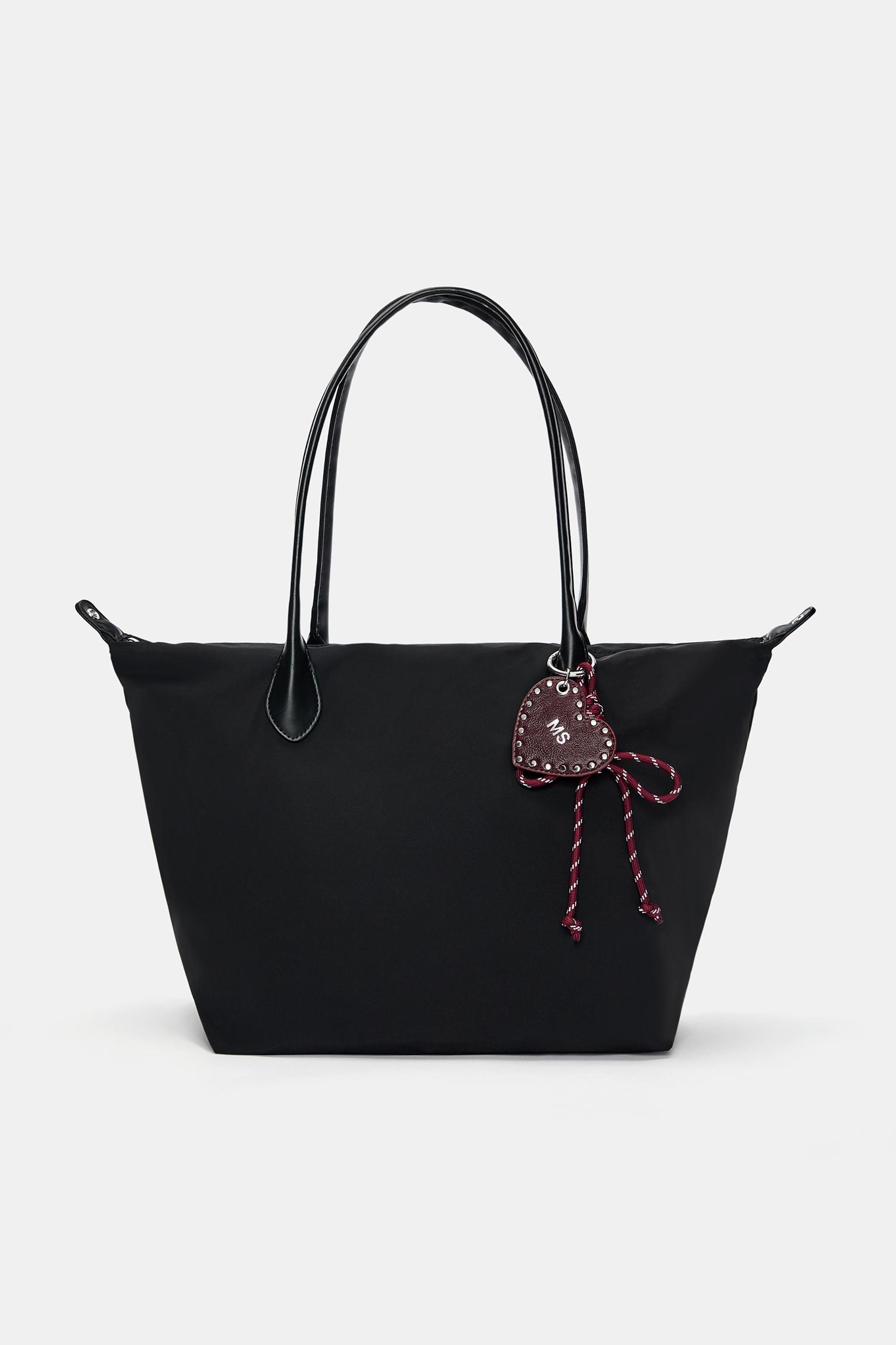 Süslemeli naylon shopper çanta - Görsel 21