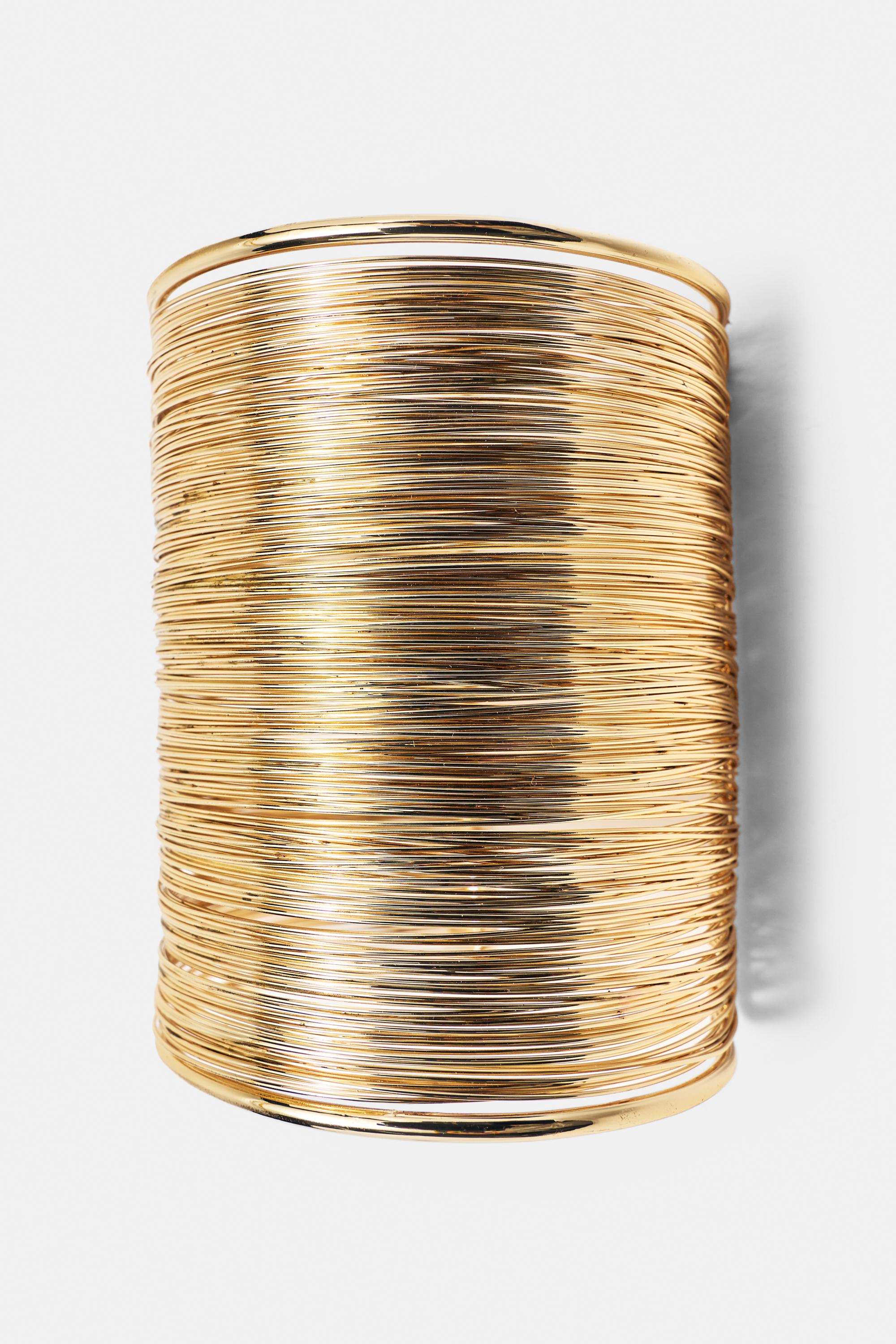 Multi-strand bangle — Gold
