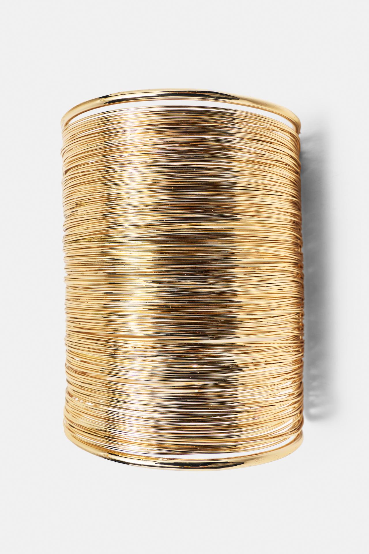 Multi-strand bangle — Gold