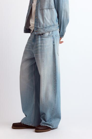 Seamed barrel jeans — Pale indigo 3