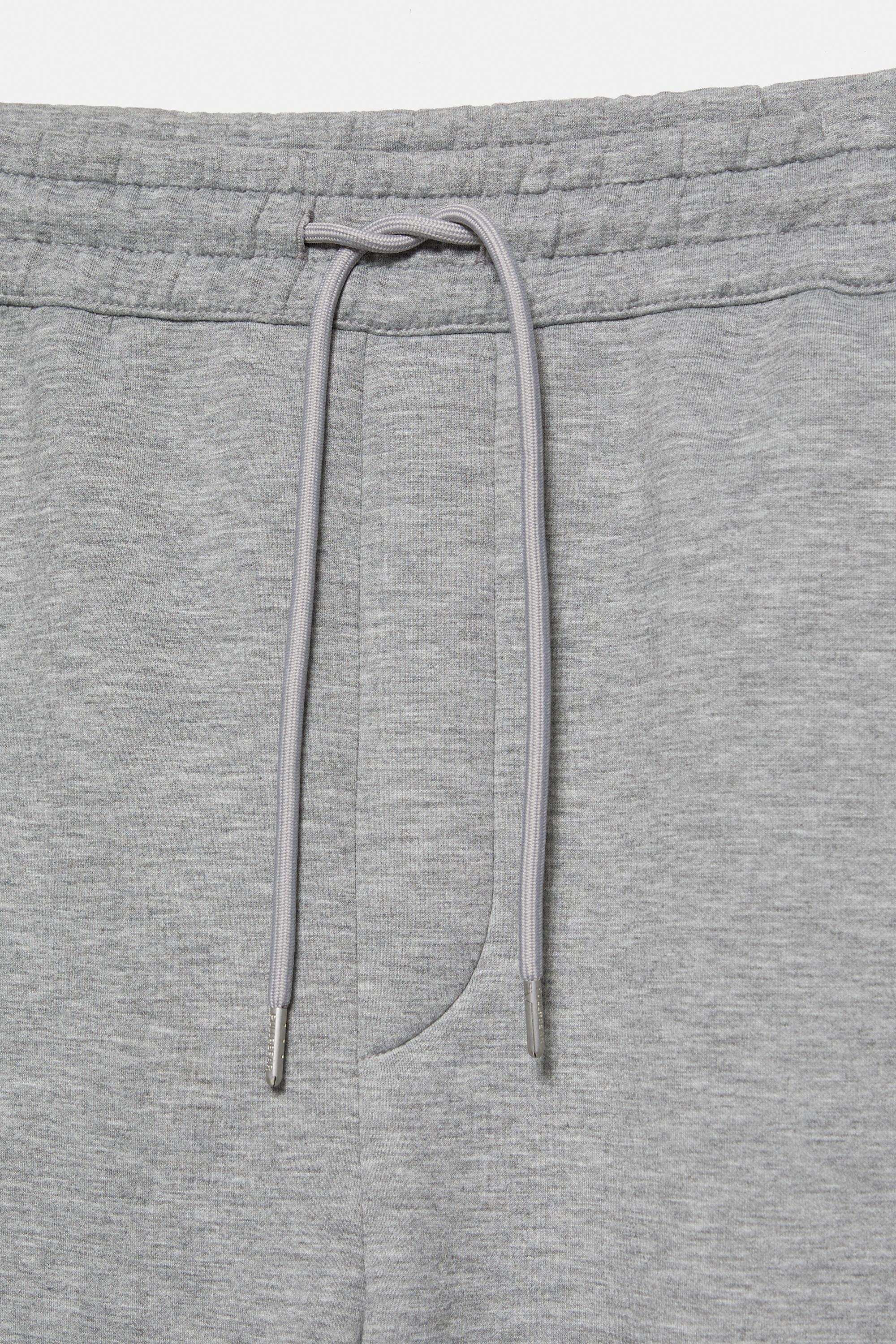 Relaxed fit sweatpants — Grey marl