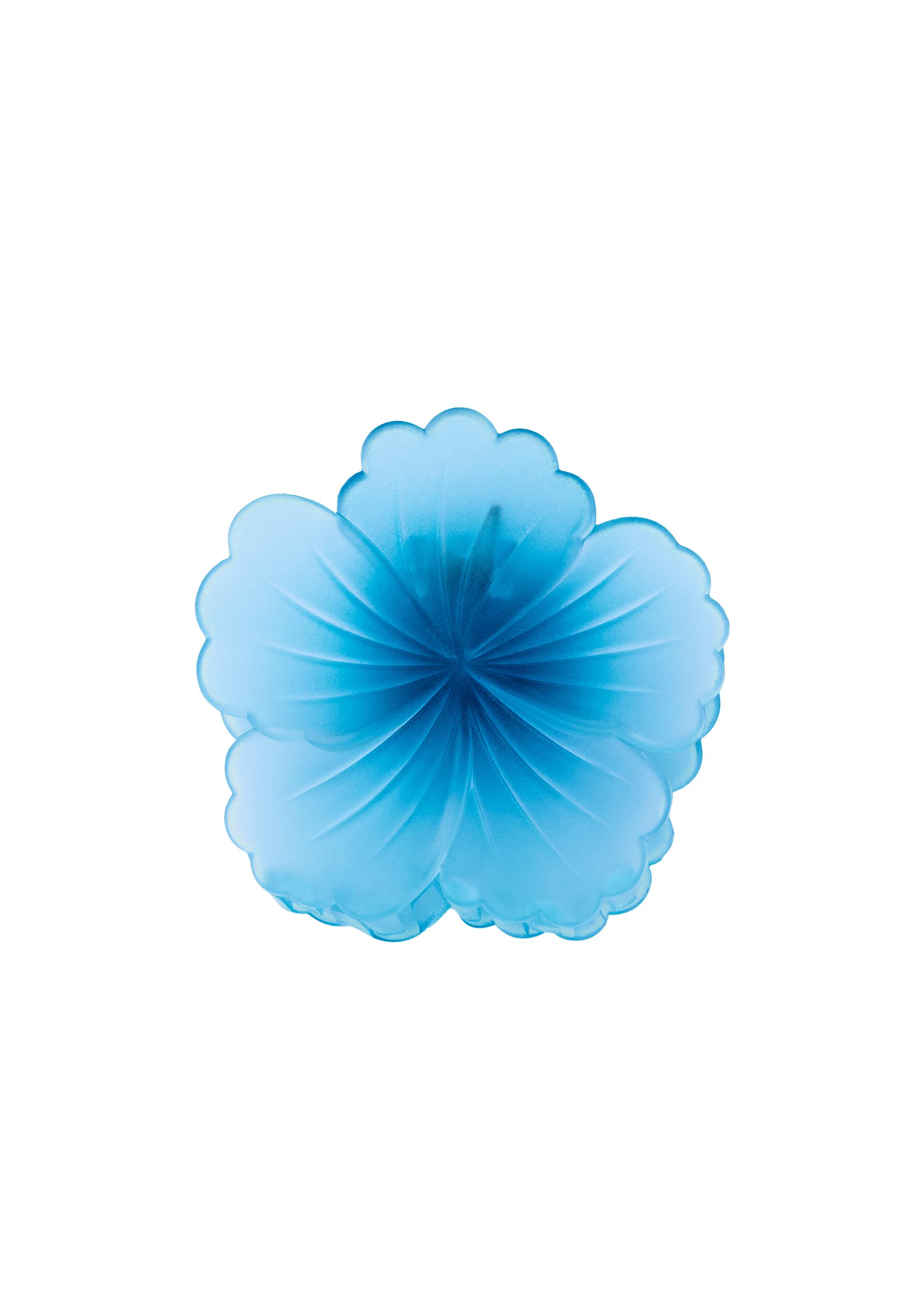 Flower hair clip — Pale blue