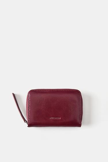 Plain wallet — Maroon 1