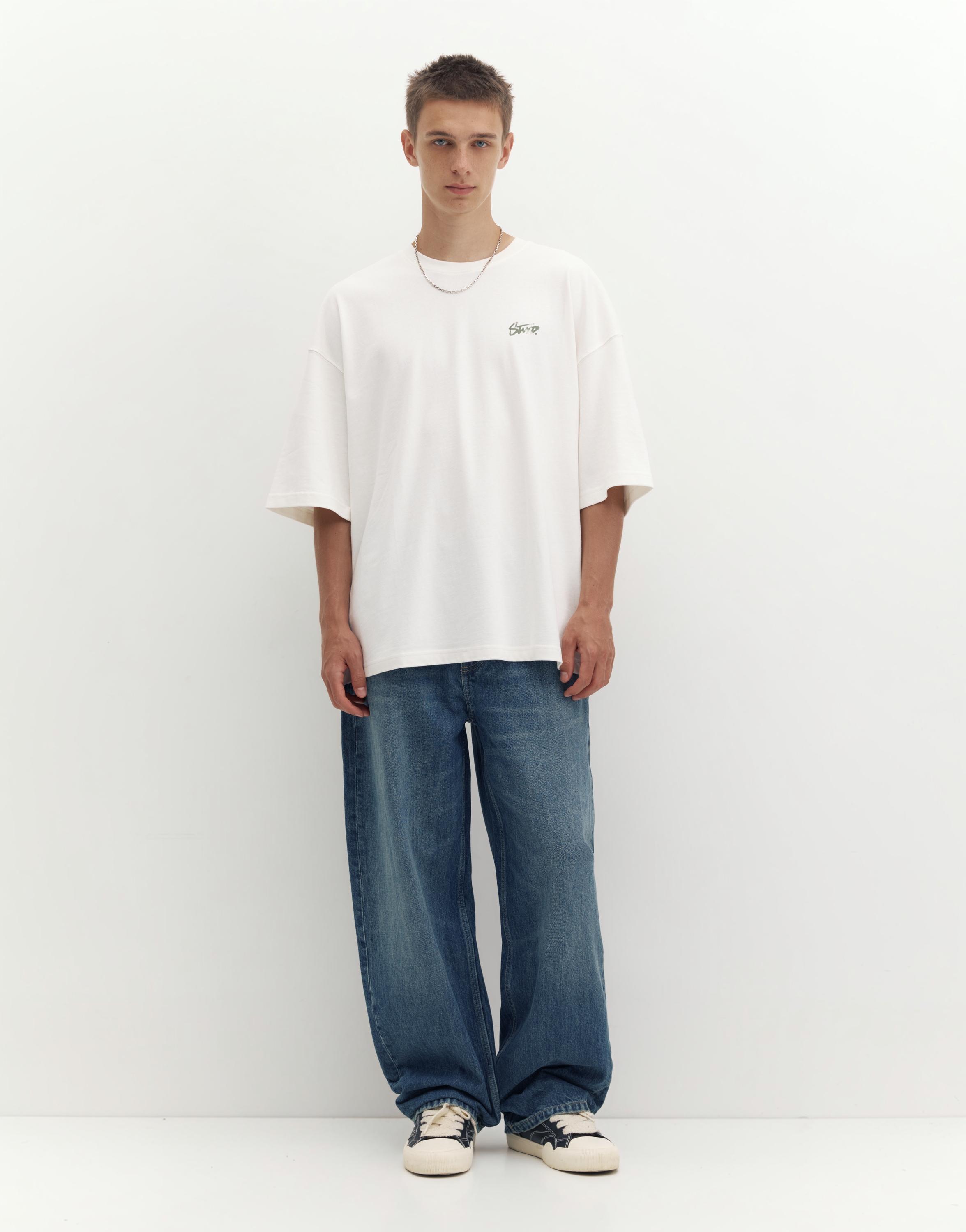 Oversize STWD T-shirt — Off white