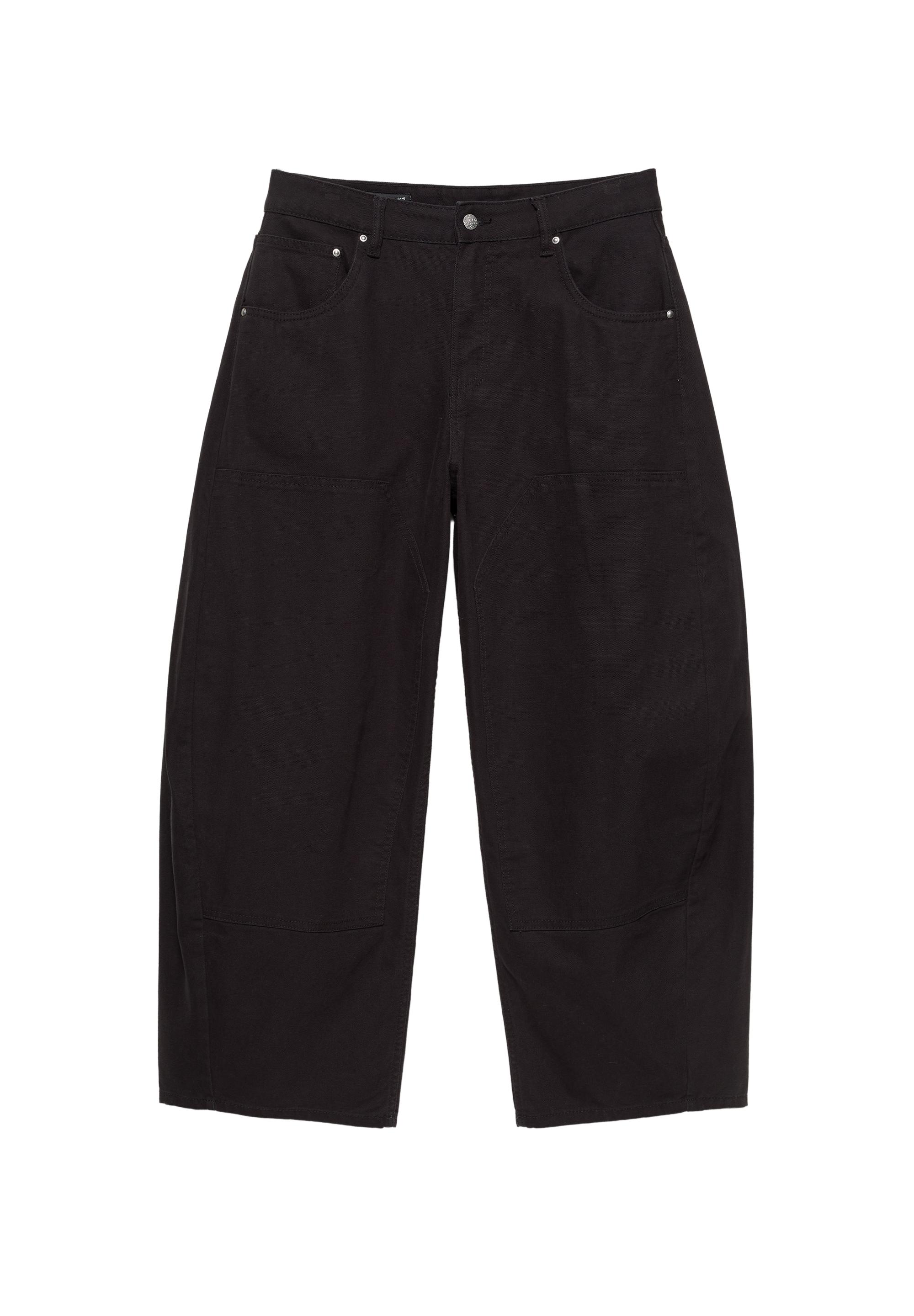 Double-leg trousers — Black