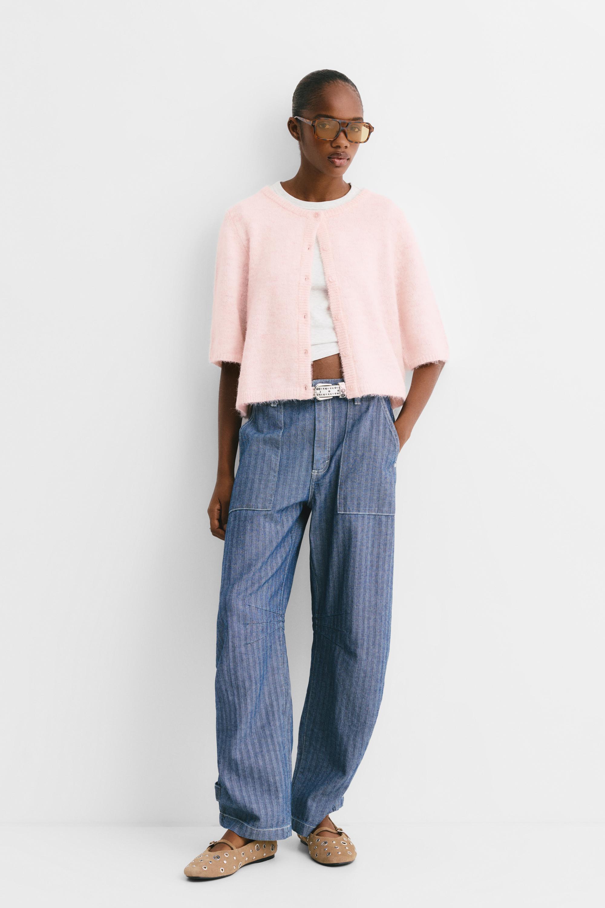 Cardigan Mit 3/4-Ärmeln