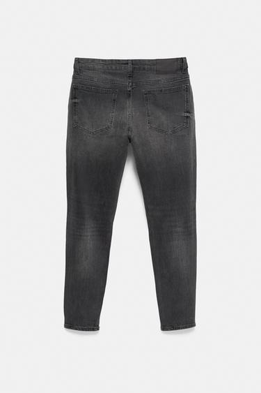 Ripped skinny jeans — Faded black 7