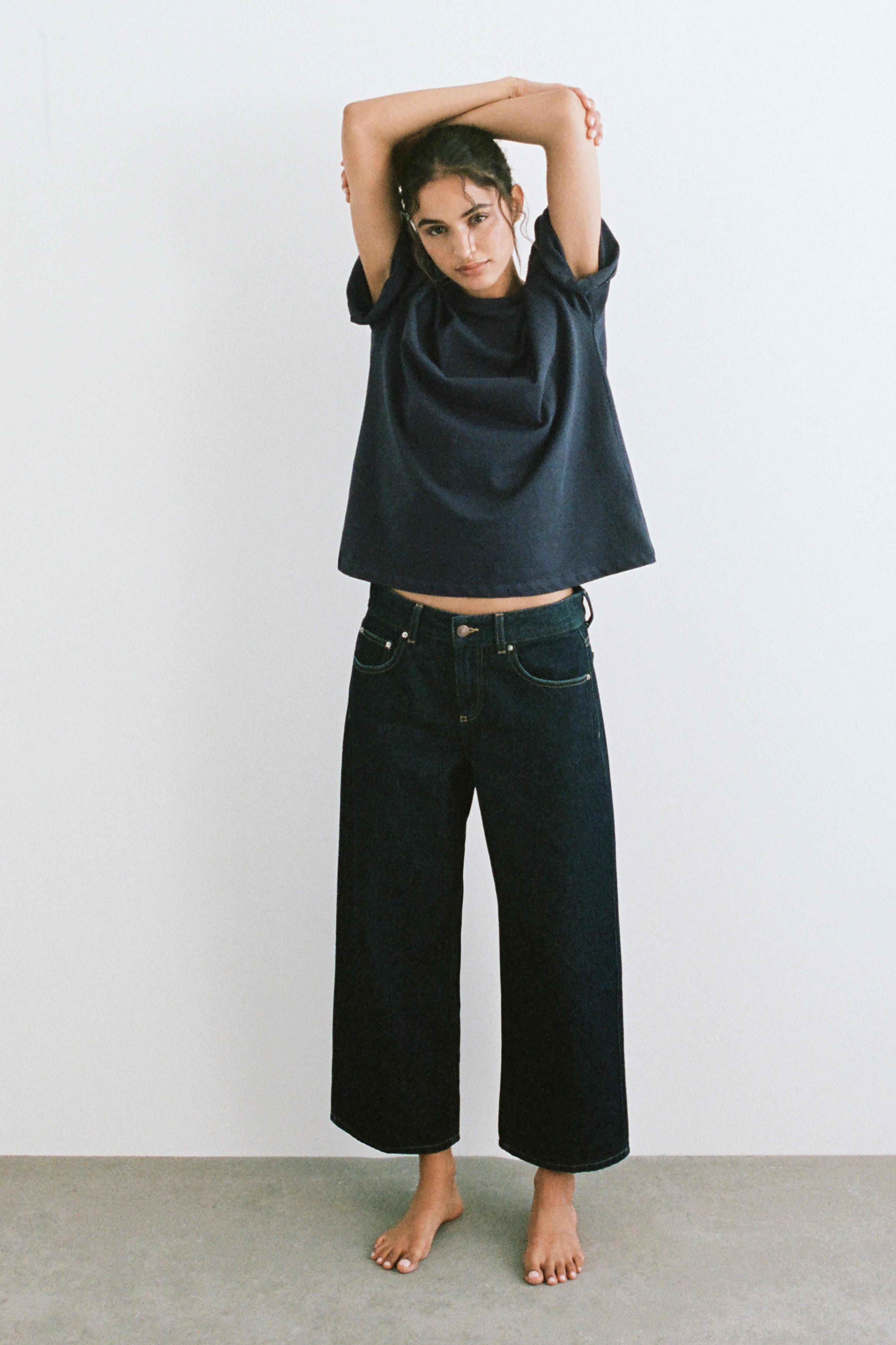 Oversize short sleeve T-shirt — Navy