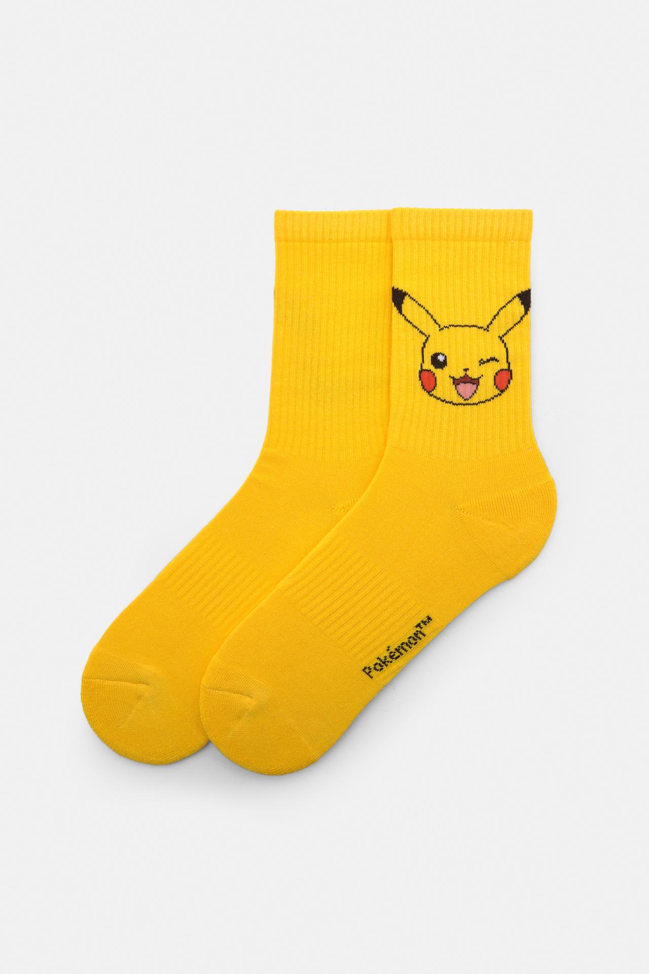 Pokémon Pikachu Socks — Yellow