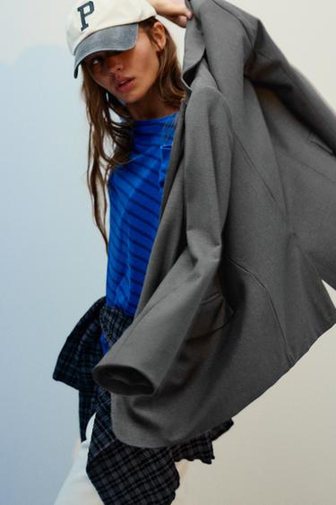 Basic blazer — Grey marl 3