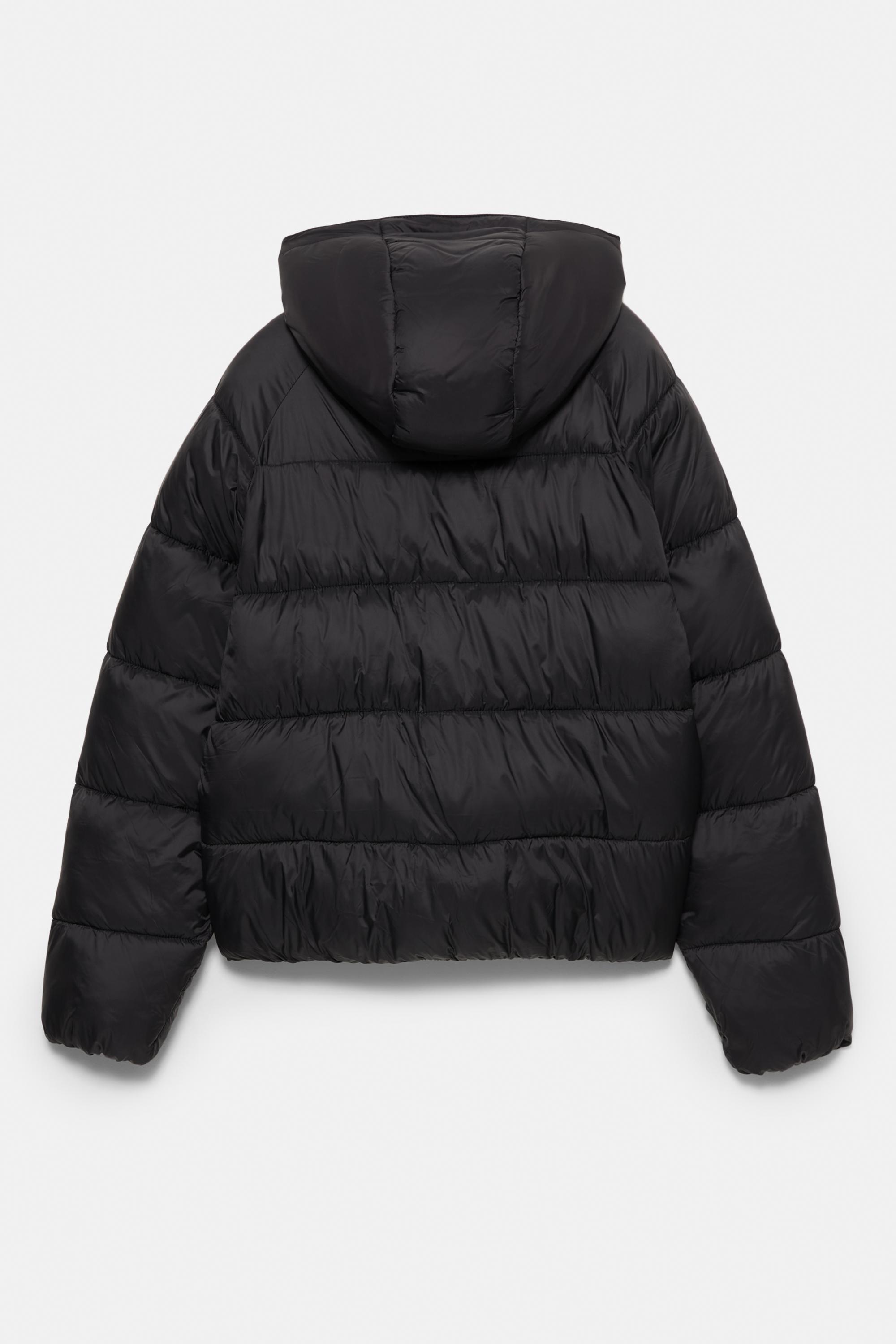 Puffer jacket — Black
