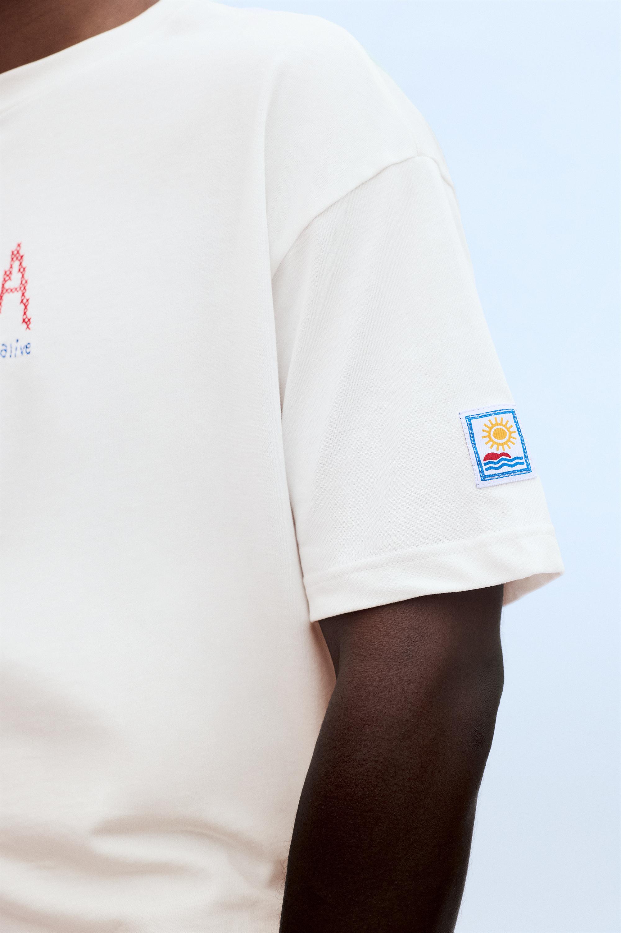 Relaxed fit Ibiza T-shirt — Off white