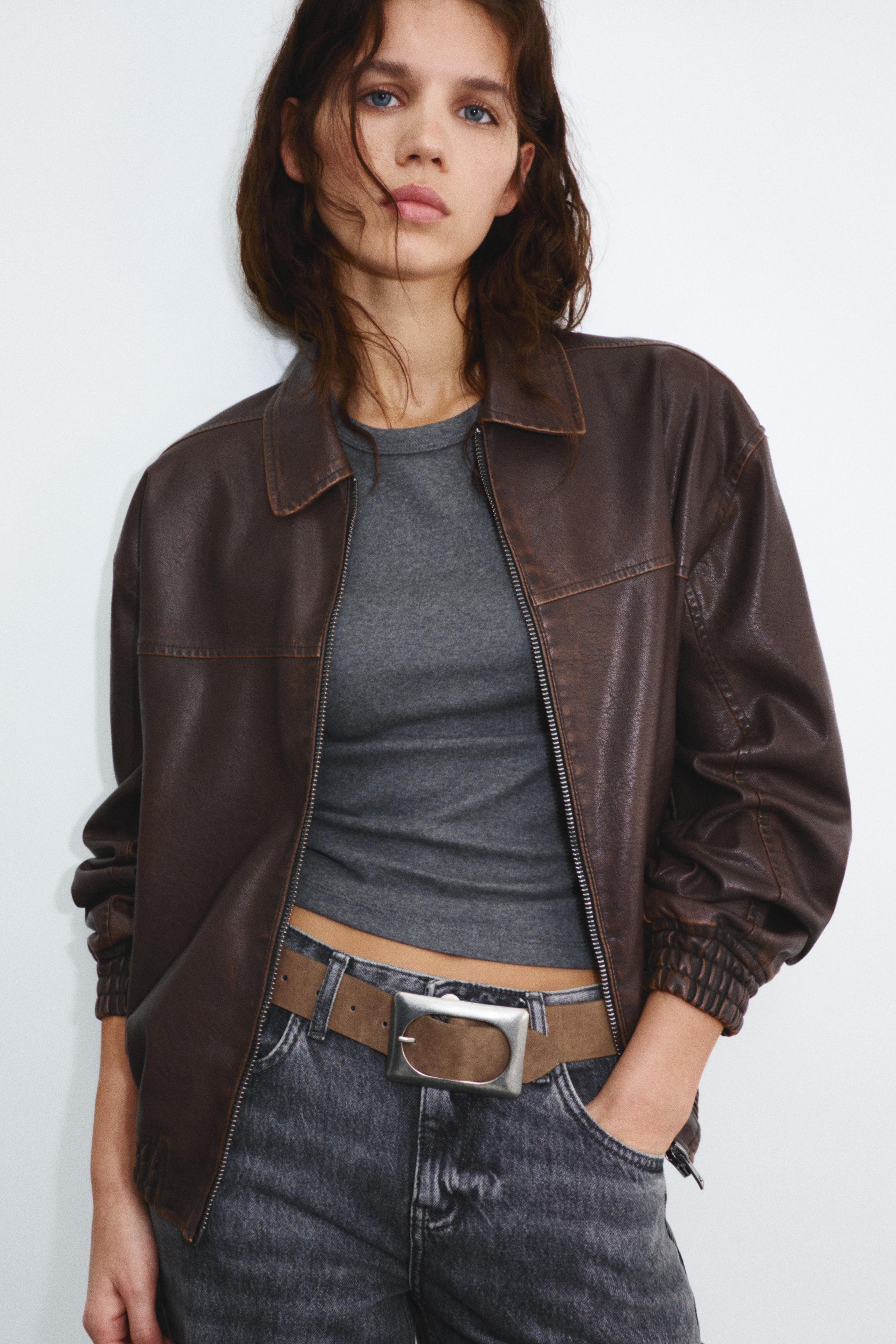 Suni Deri Baba Kesim Ceket - Görsel 151