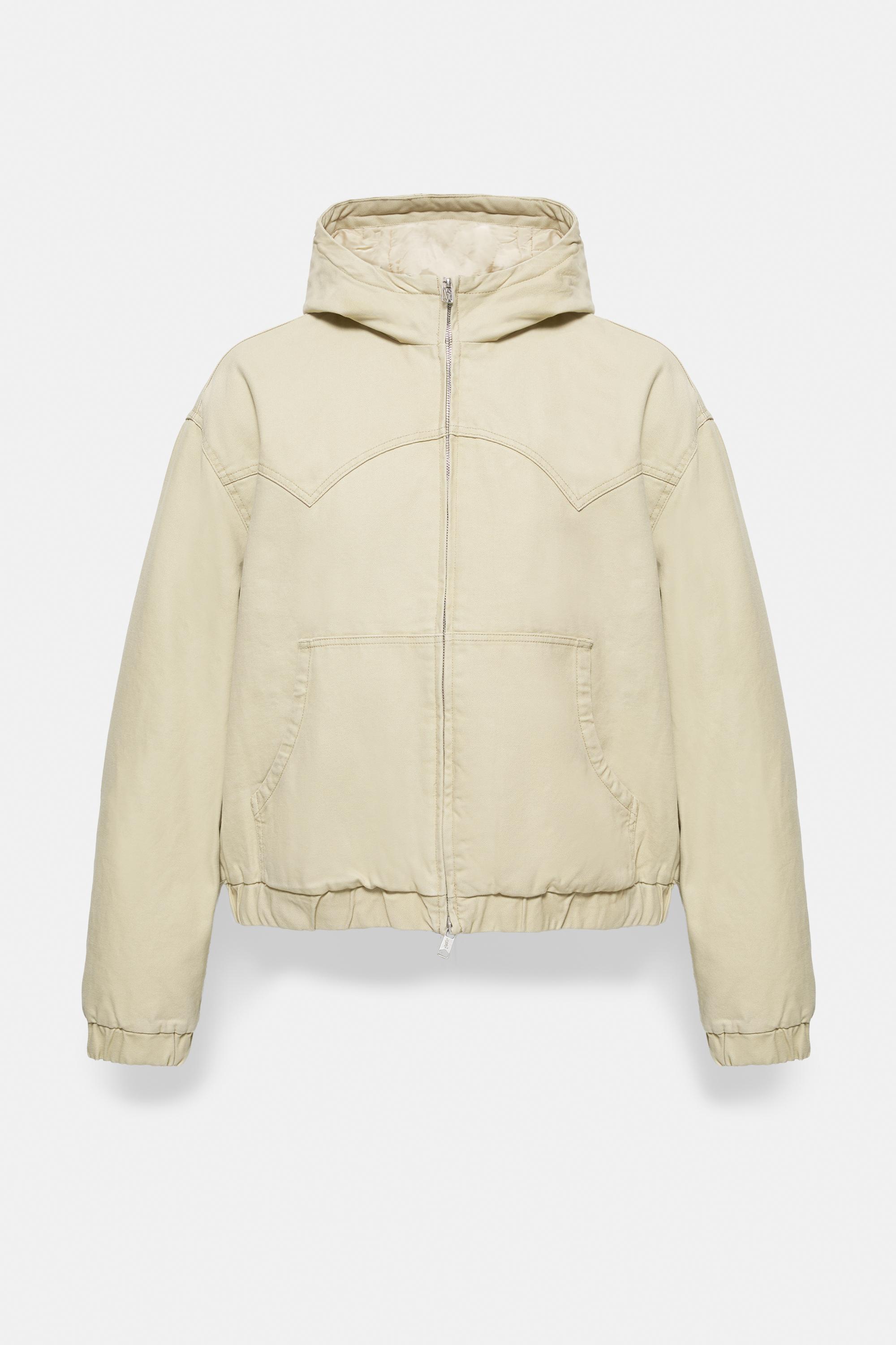 Pull&Bear Kapüşonlu bomber ceket