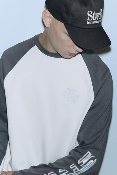 STWD raglan sleeve T-shirt — Off white 3