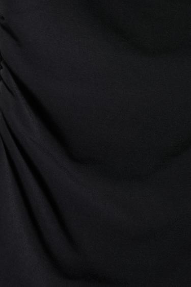 Asymmetric bandeau top — Black 8