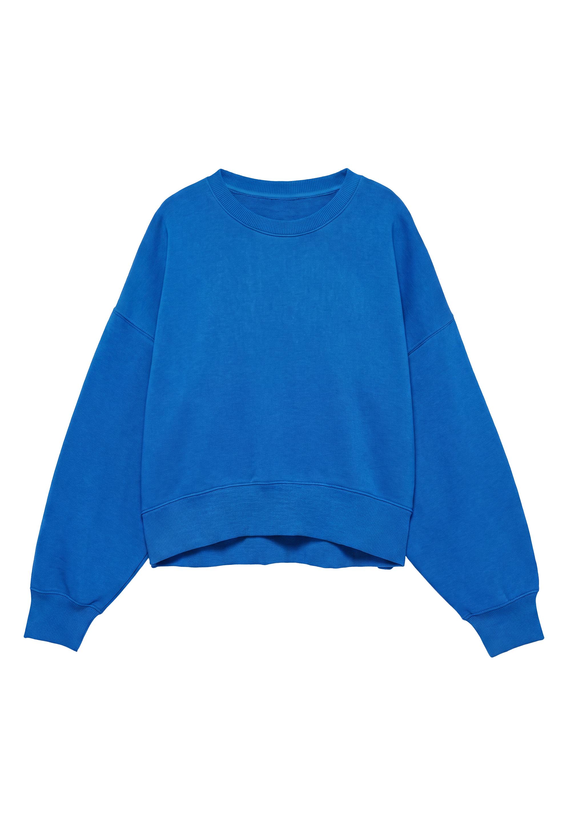 Round neck sweatshirt — Deep blue