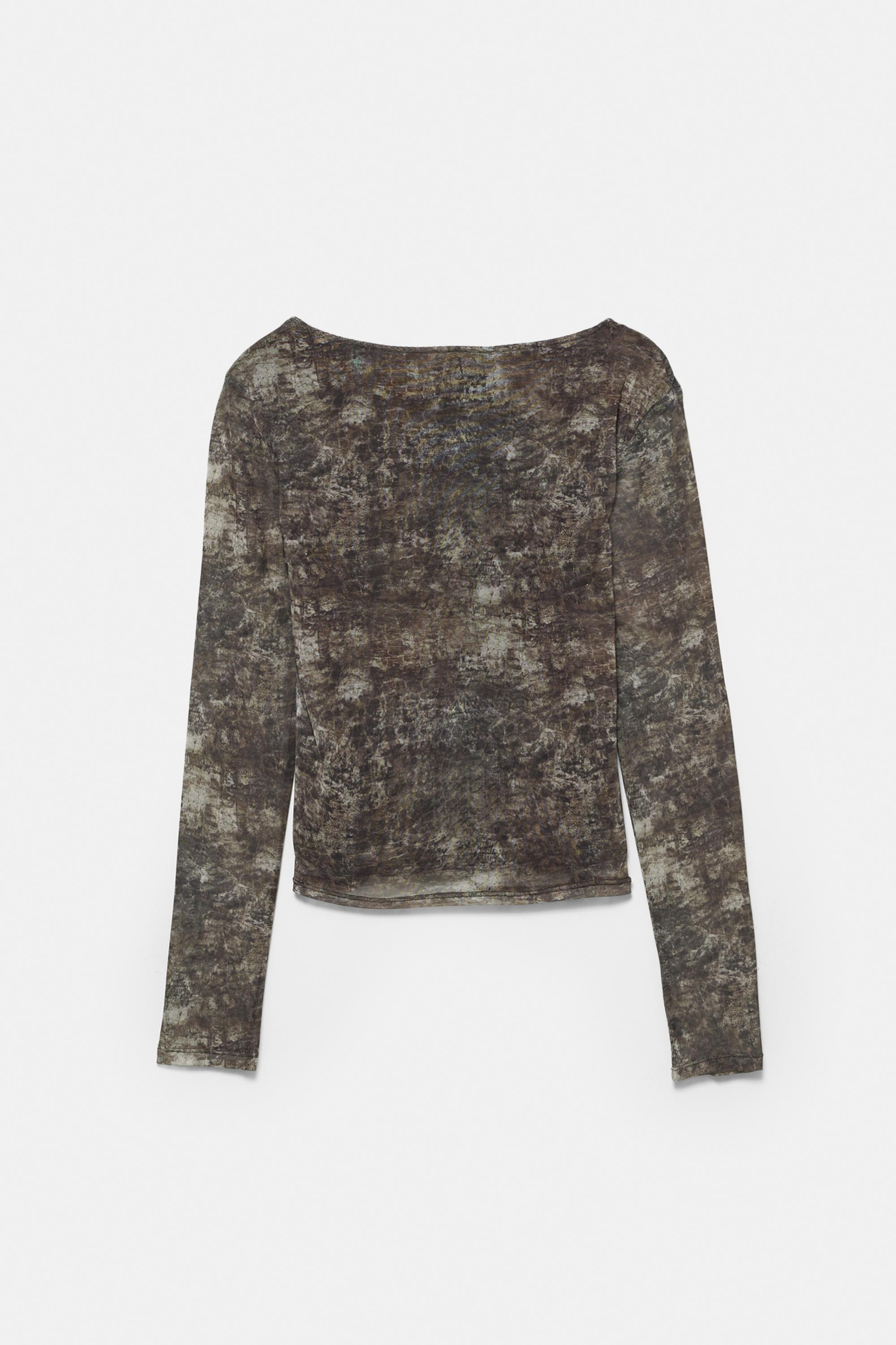 Printed mesh top with buckle - PULL&BEAR