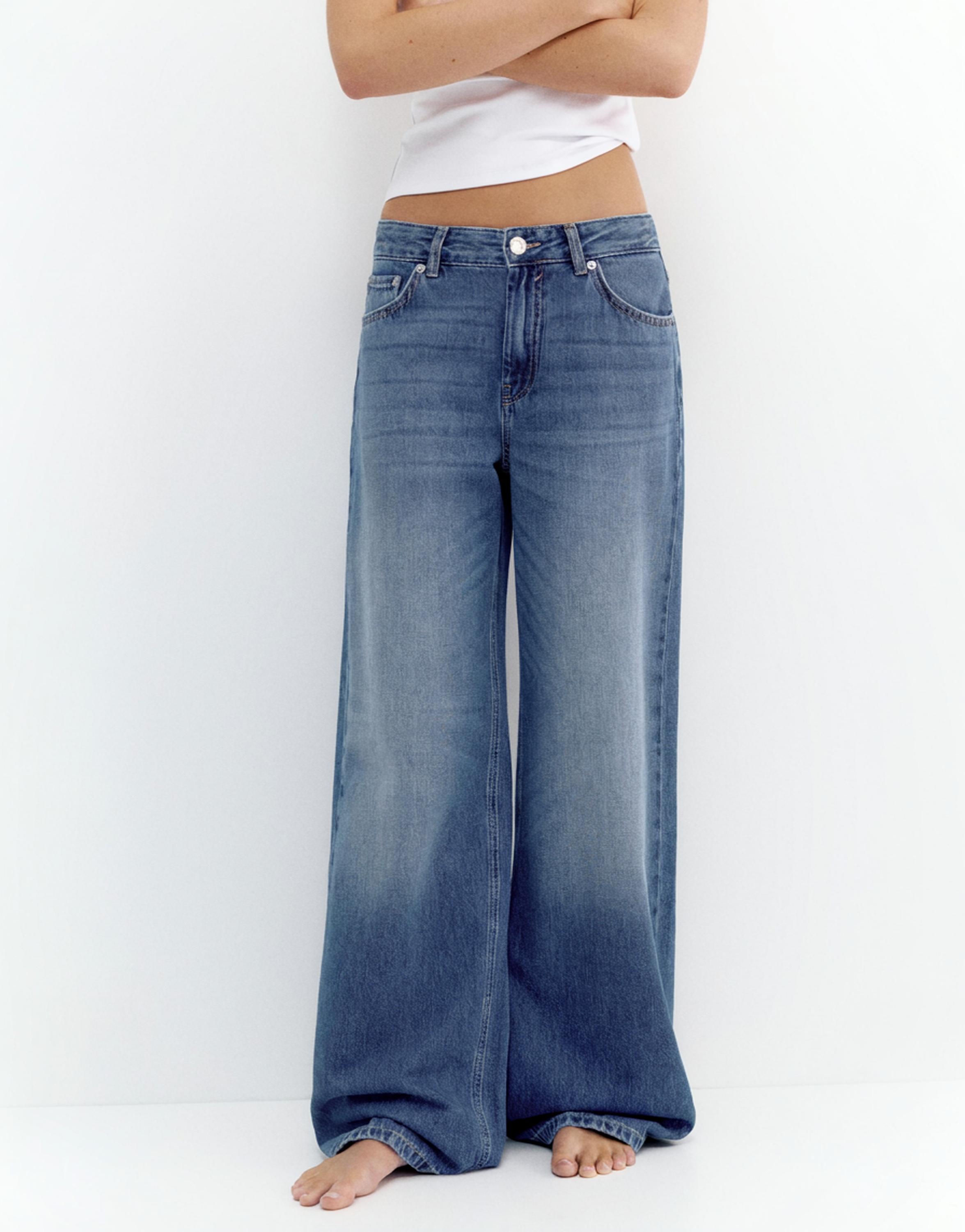 Oversize baggy jeans — Dark blue