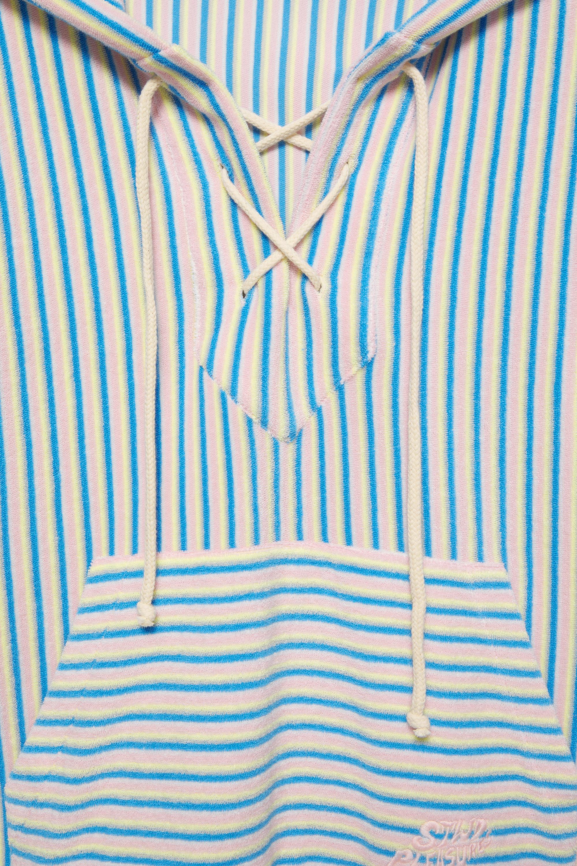 Pleasures x STWD towelling hoodie — Striped
