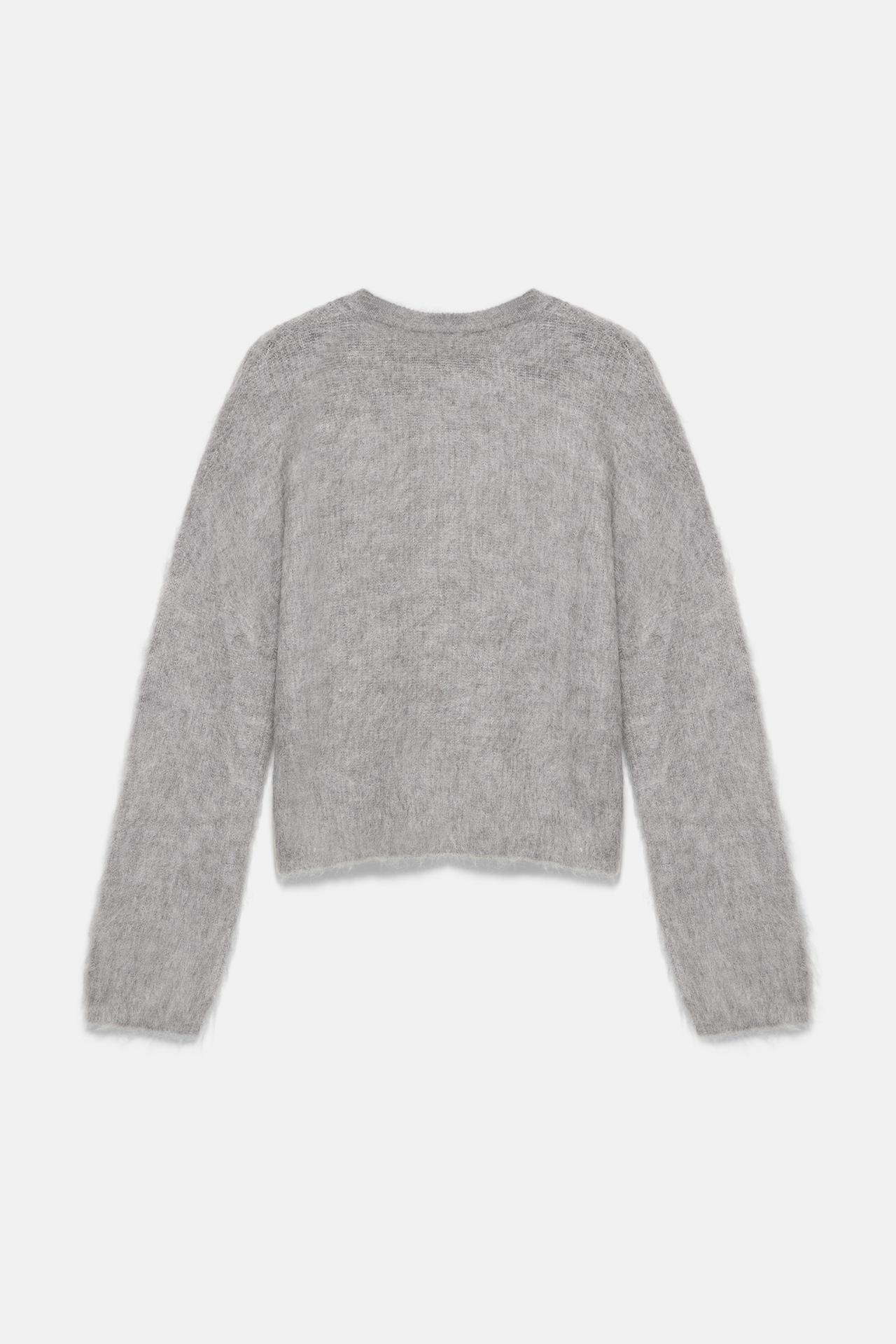 Soft-touch knit jumper — Grey