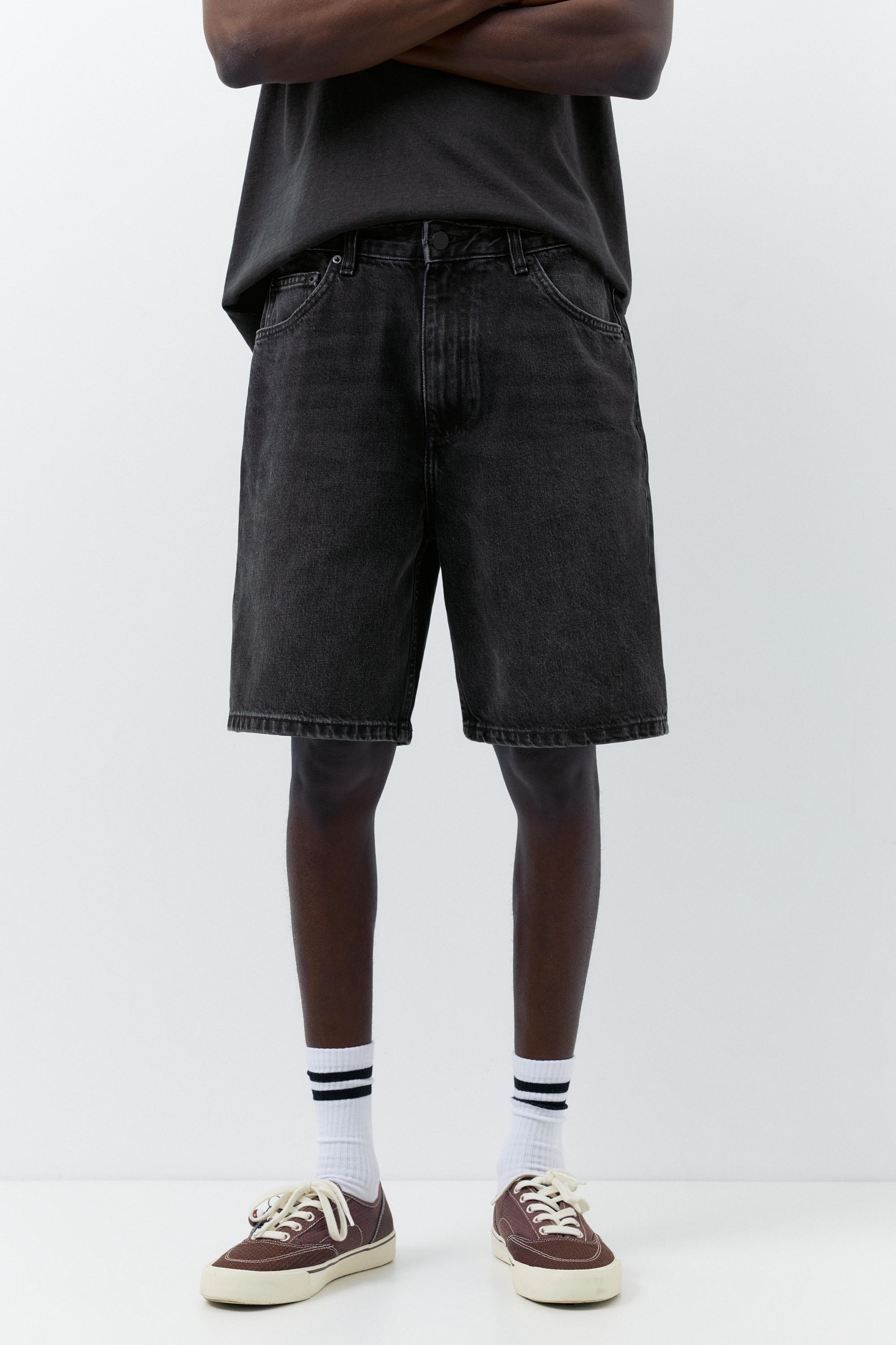 Baggy denim bermuda - Görsel 138