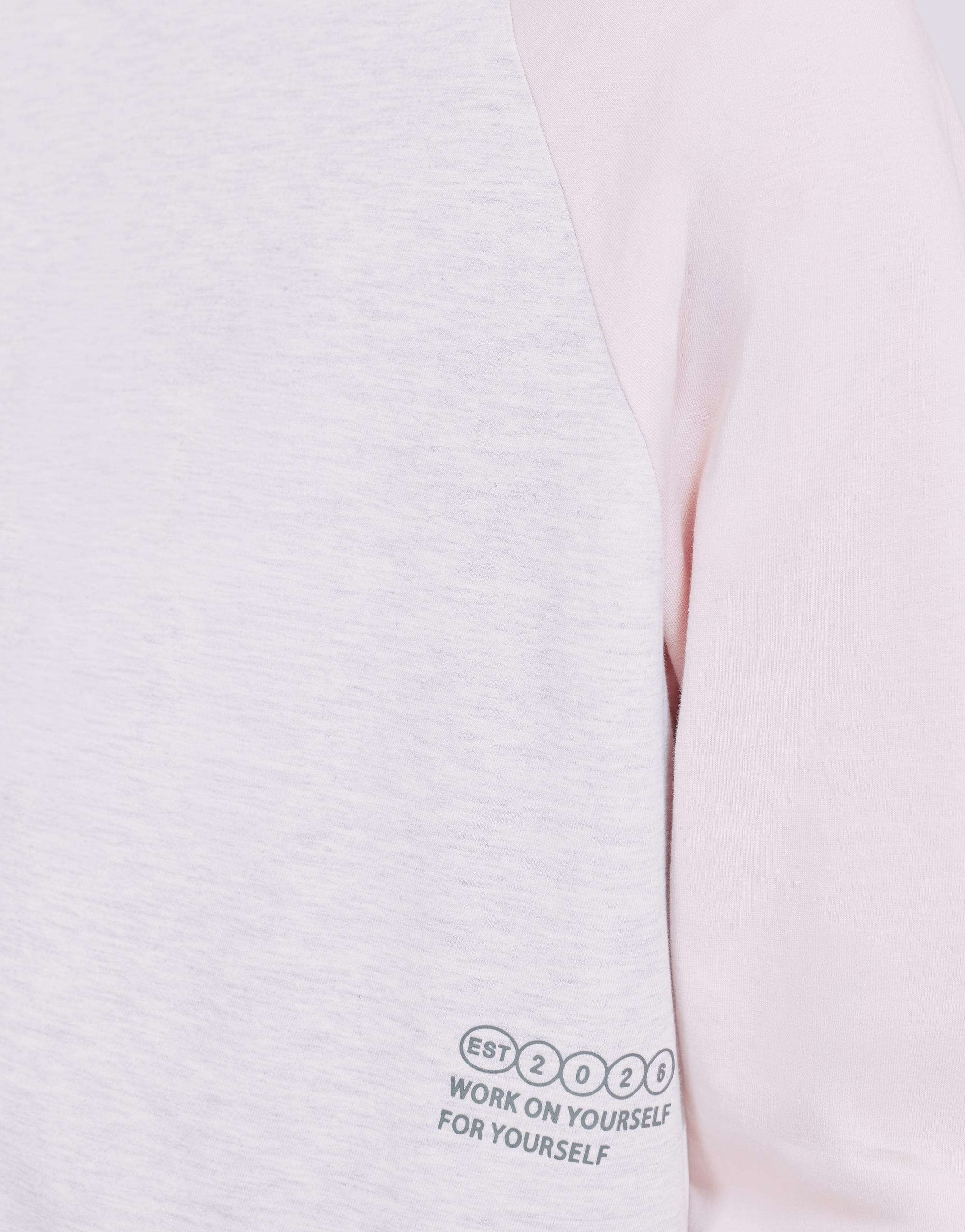 Raglan sleeve T-shirt — Pink