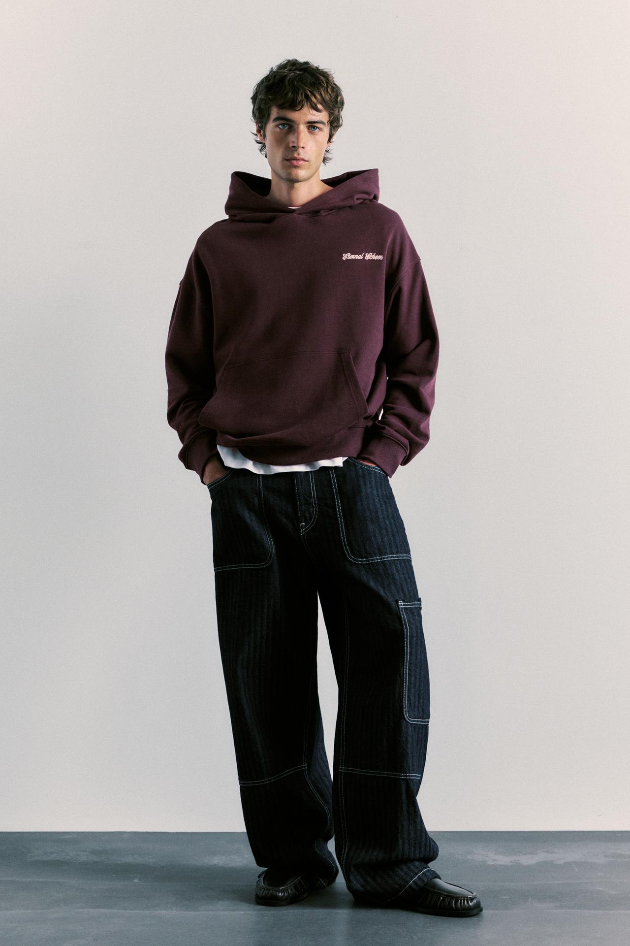 Eternal Echoes hoodie — Wine