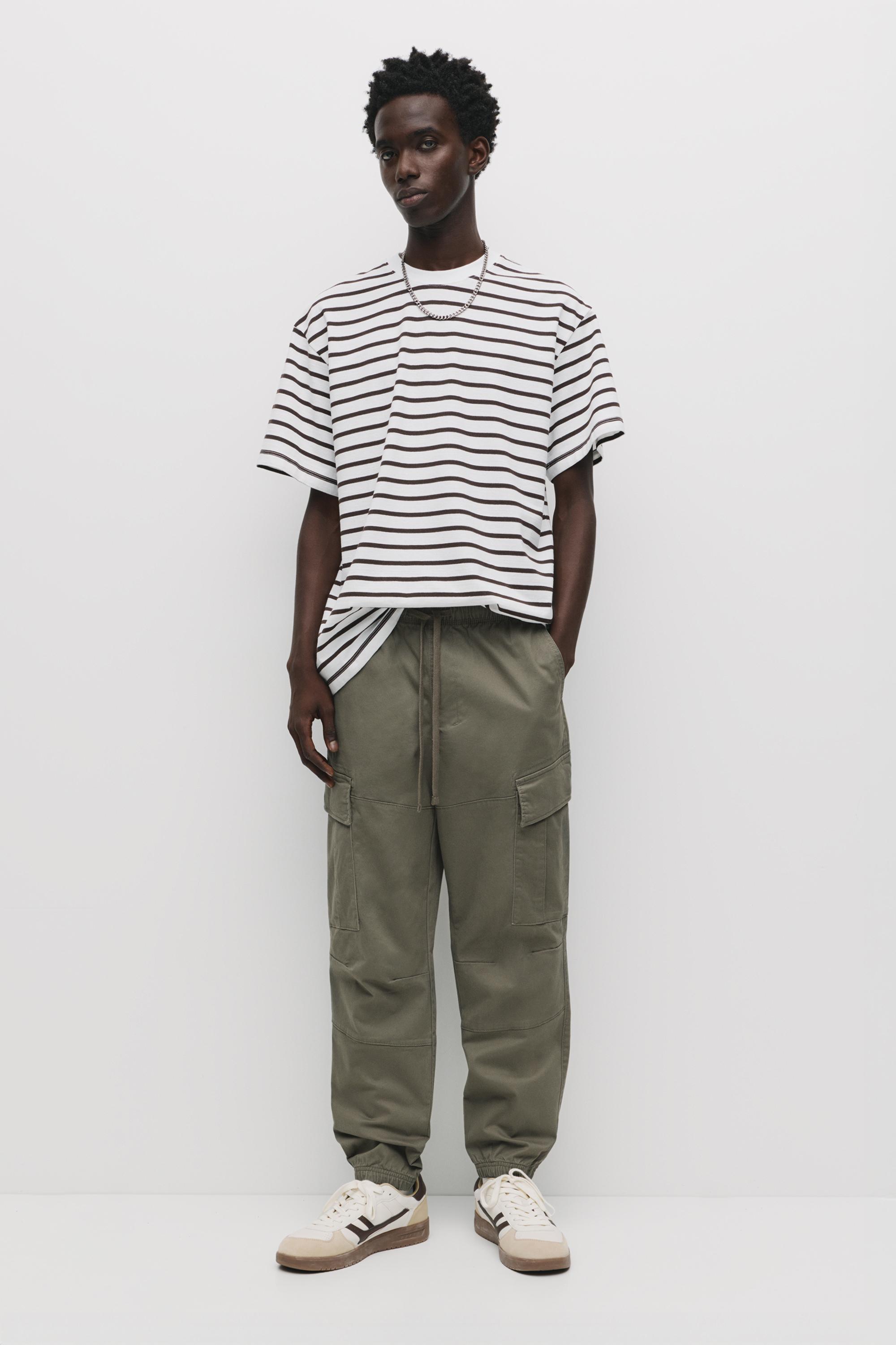 Pantalon Jogger Cargo - Pull&Bear - Modalova