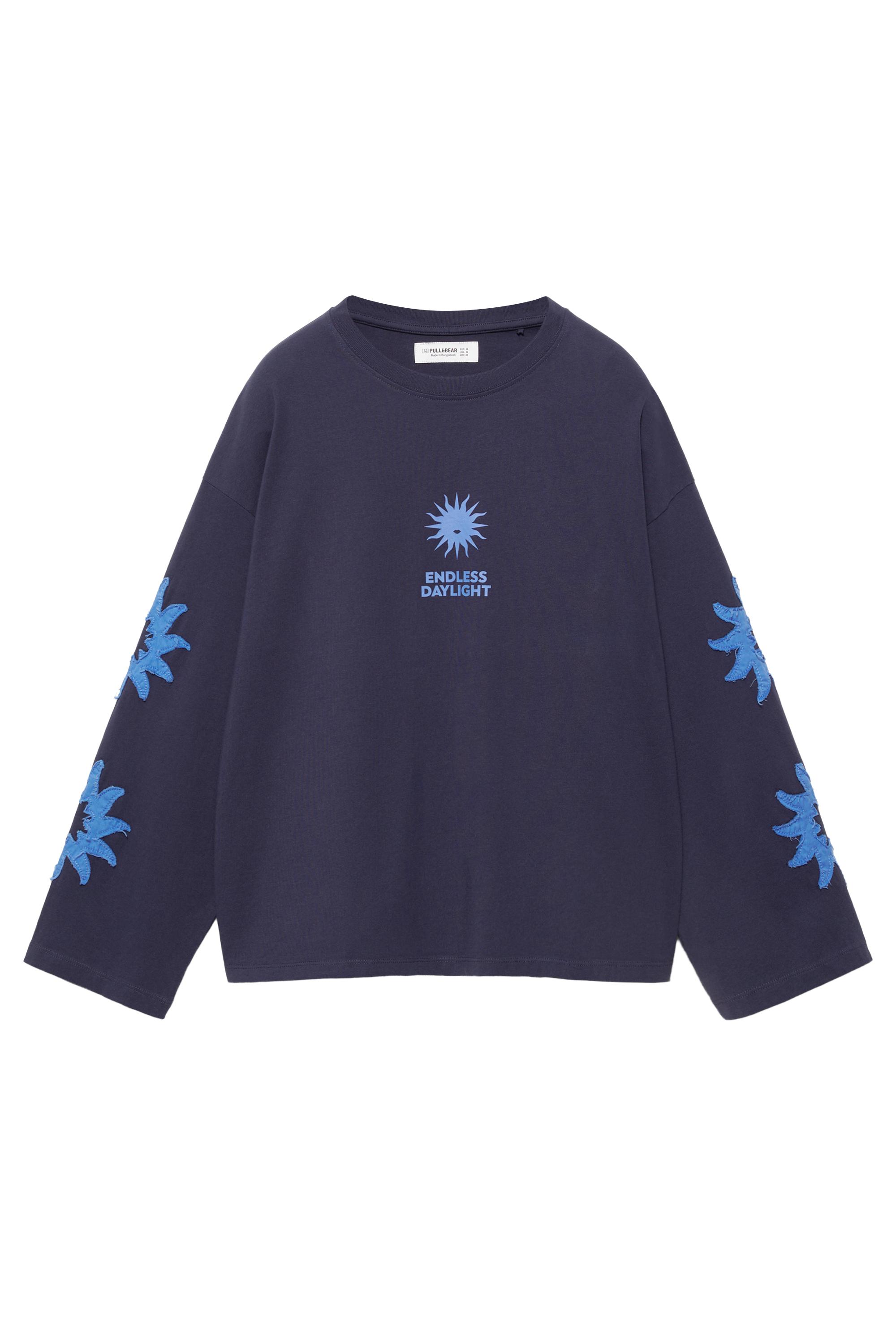 Sun graphic long sleeve tişört - Görsel 11
