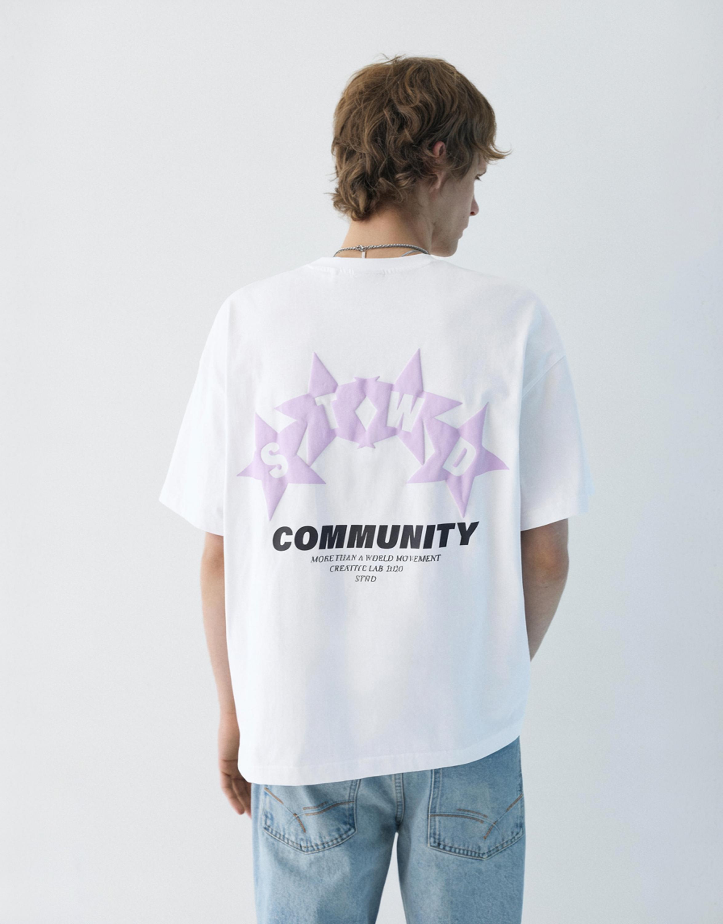 Beyaz STWD t-shirt - Görsel 10