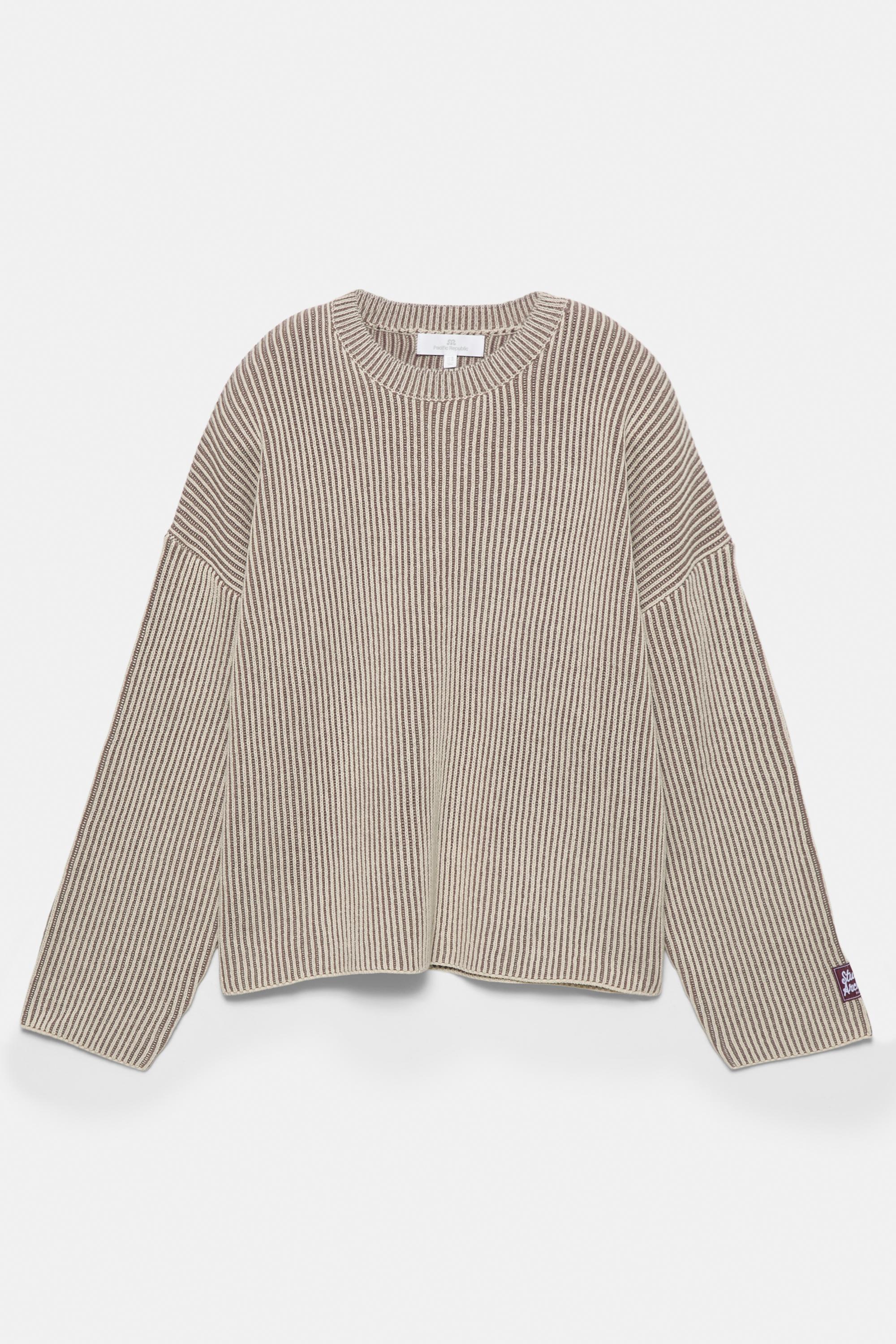 Kontrast iplikli fitilli kazak - Görsel 7