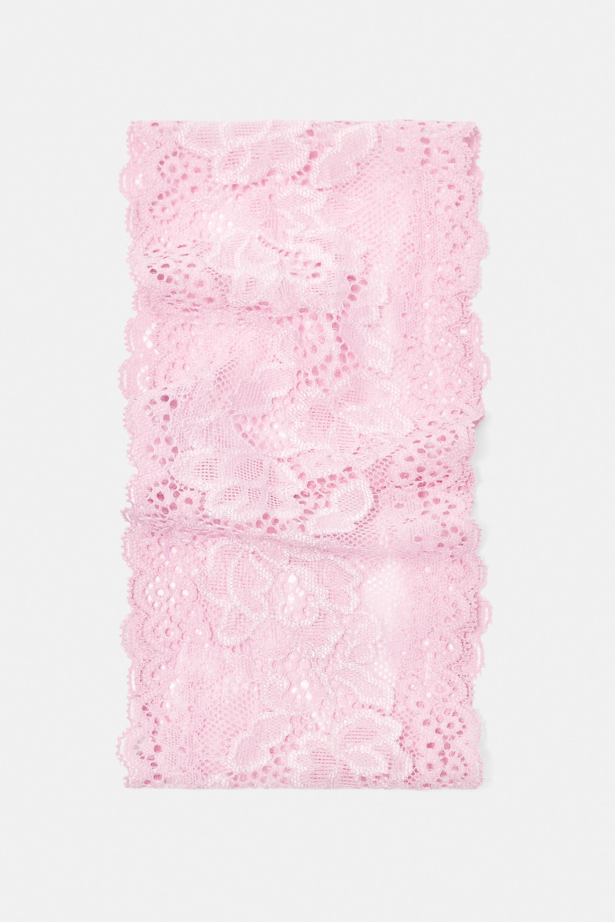 Stretch lace headband — Pink