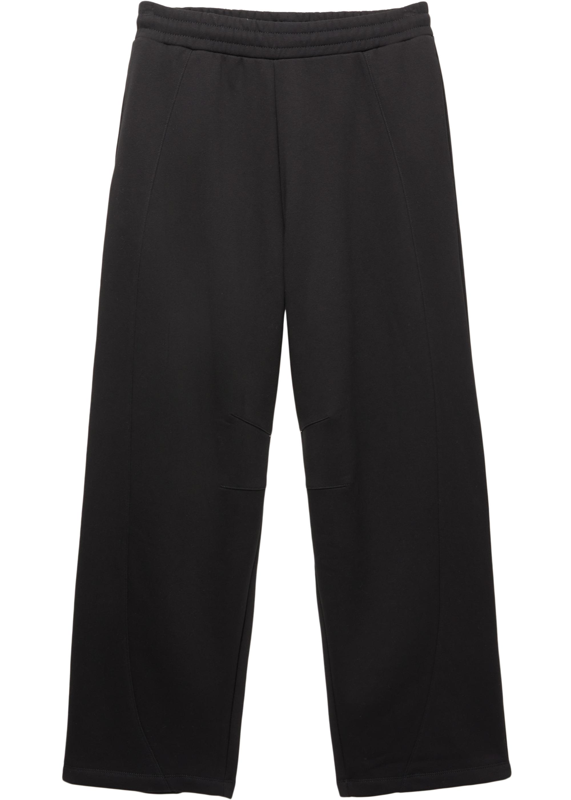Barrel fit tracksuit trousers — Black