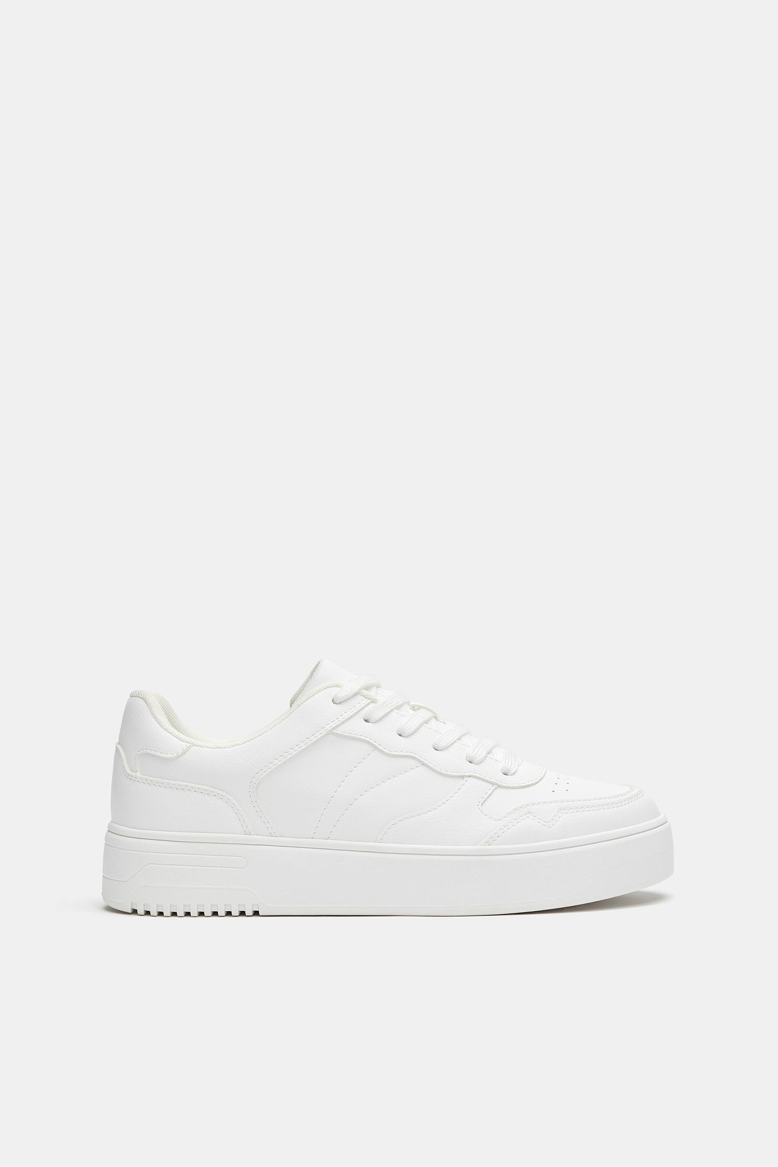 Chunky sole trainers — White