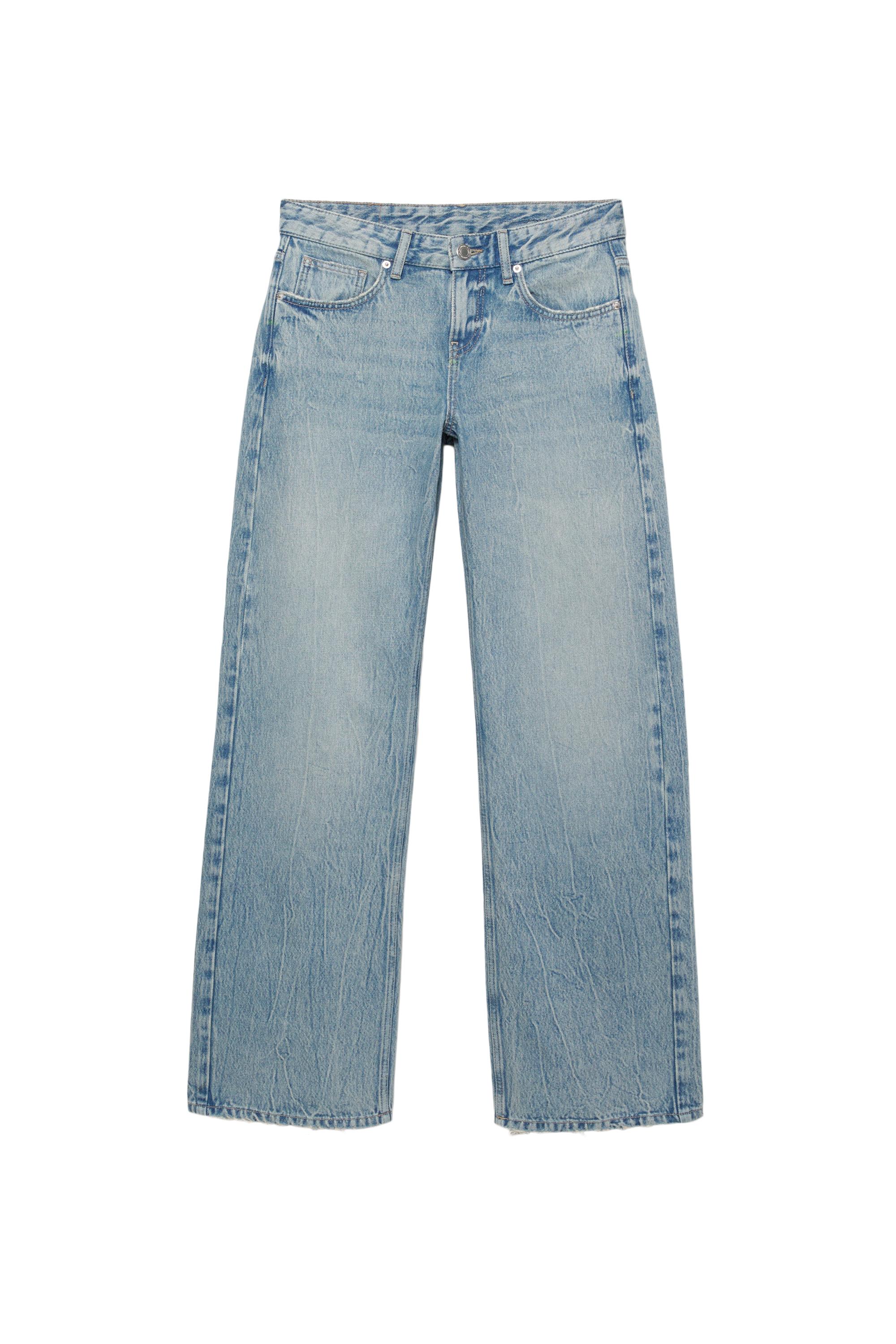 Yıldız detaylı straight fit jean - Görsel 4