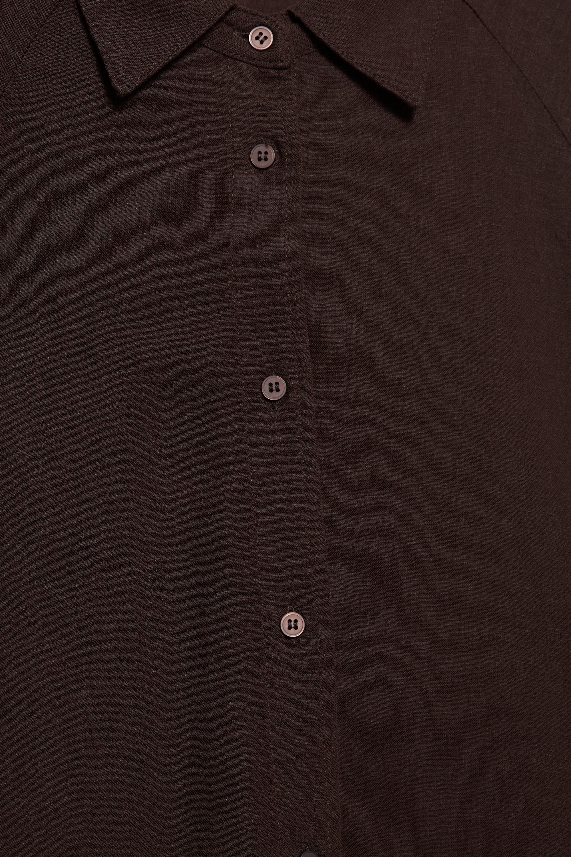 Ketenli rustik gömlek - Görsel 37