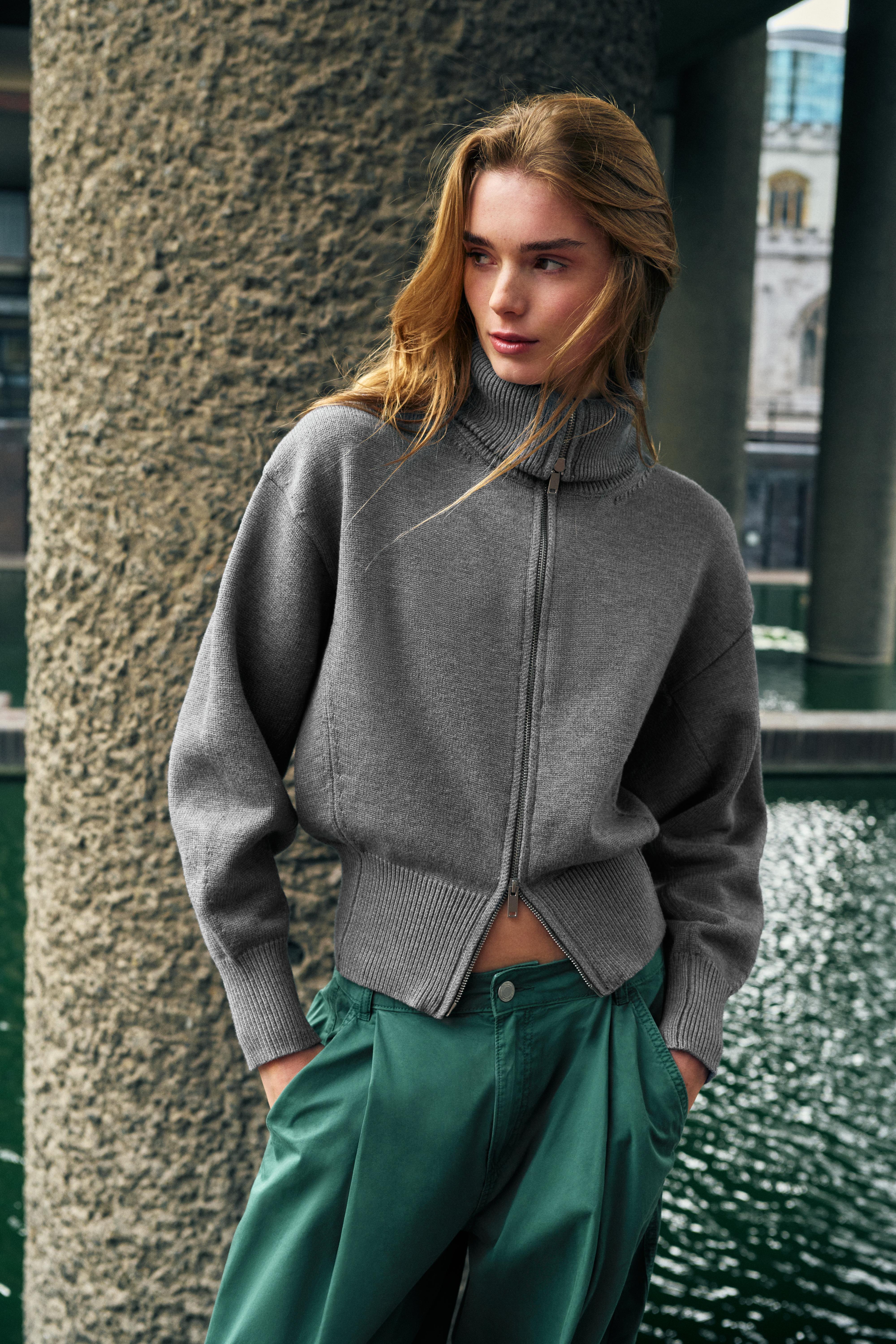 Cardigan Zippé