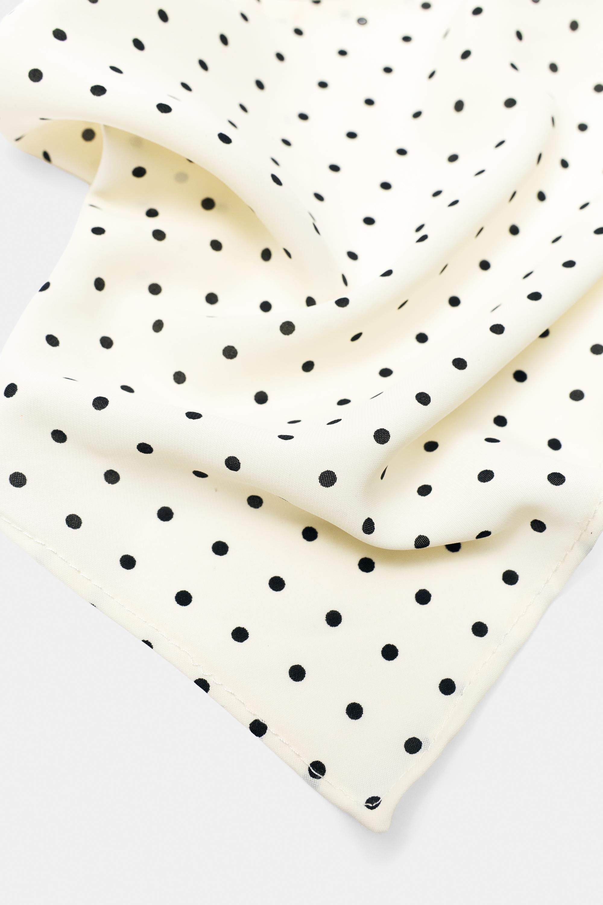 Puantiye desenli bandana