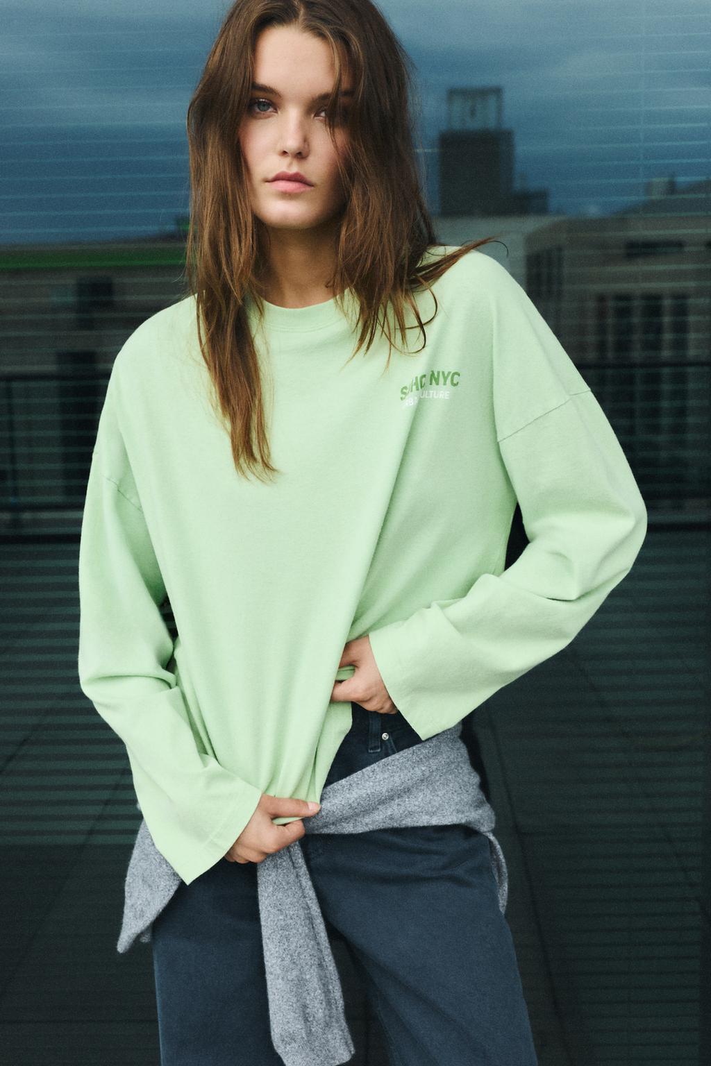 Pull&Bear Soho qrafik oversize futbolka
