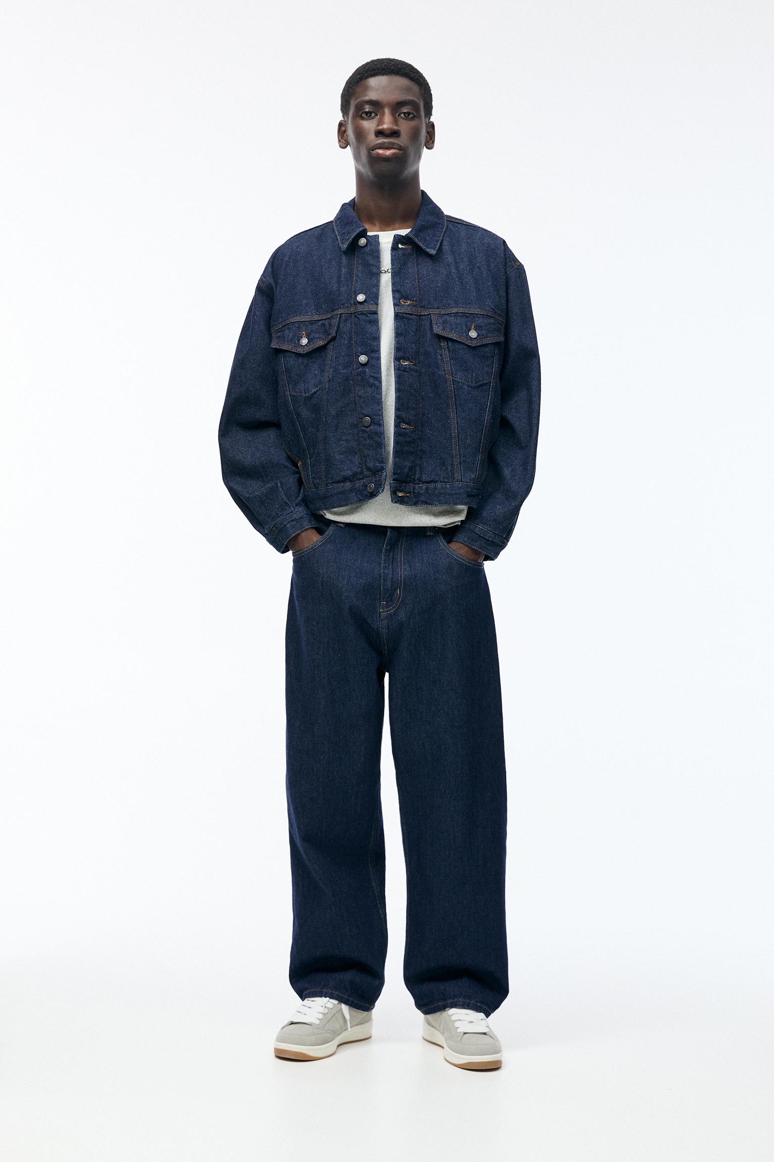 Veste en jean pull orders and bear homme