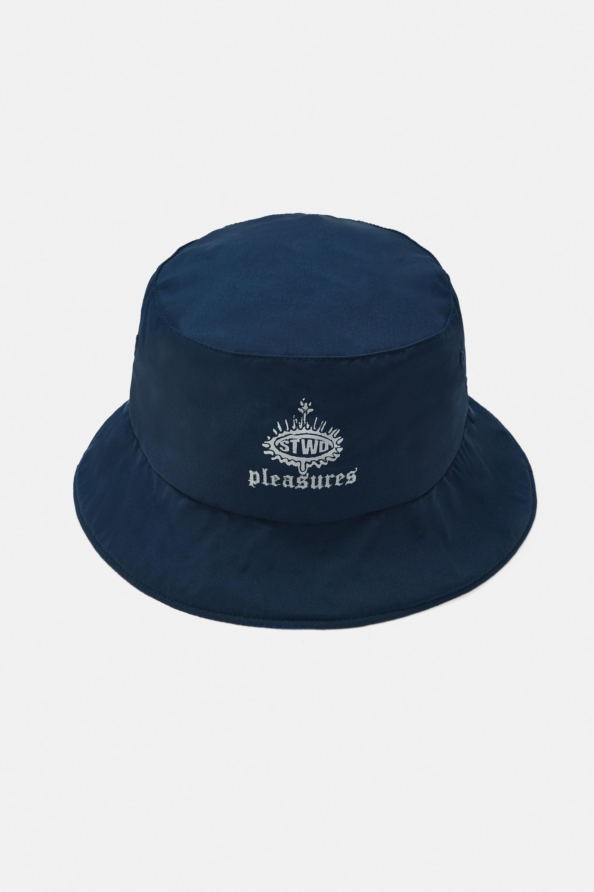 Pleasures x STWD bucket hat — Navy