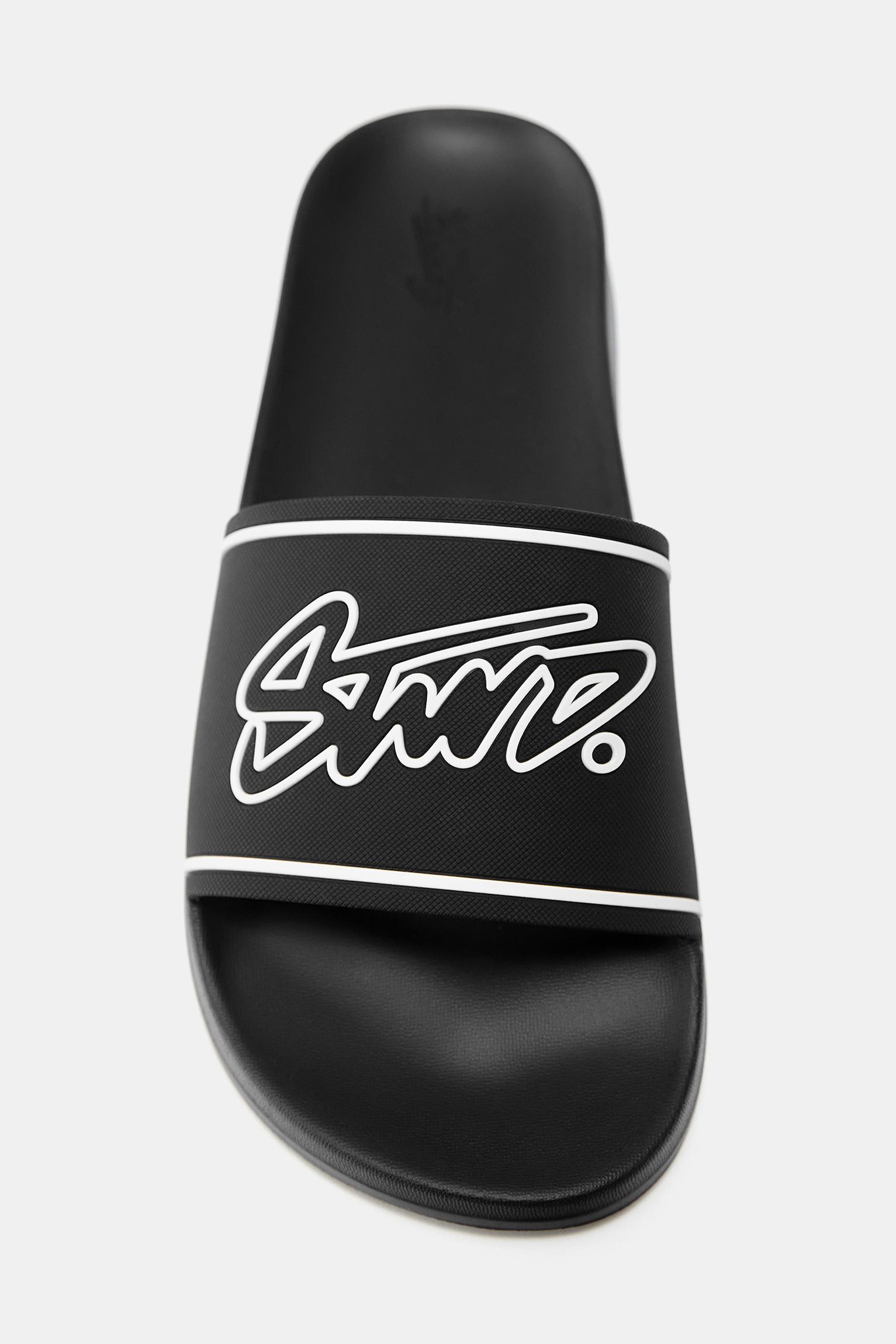 STWD rubber sandals — Black