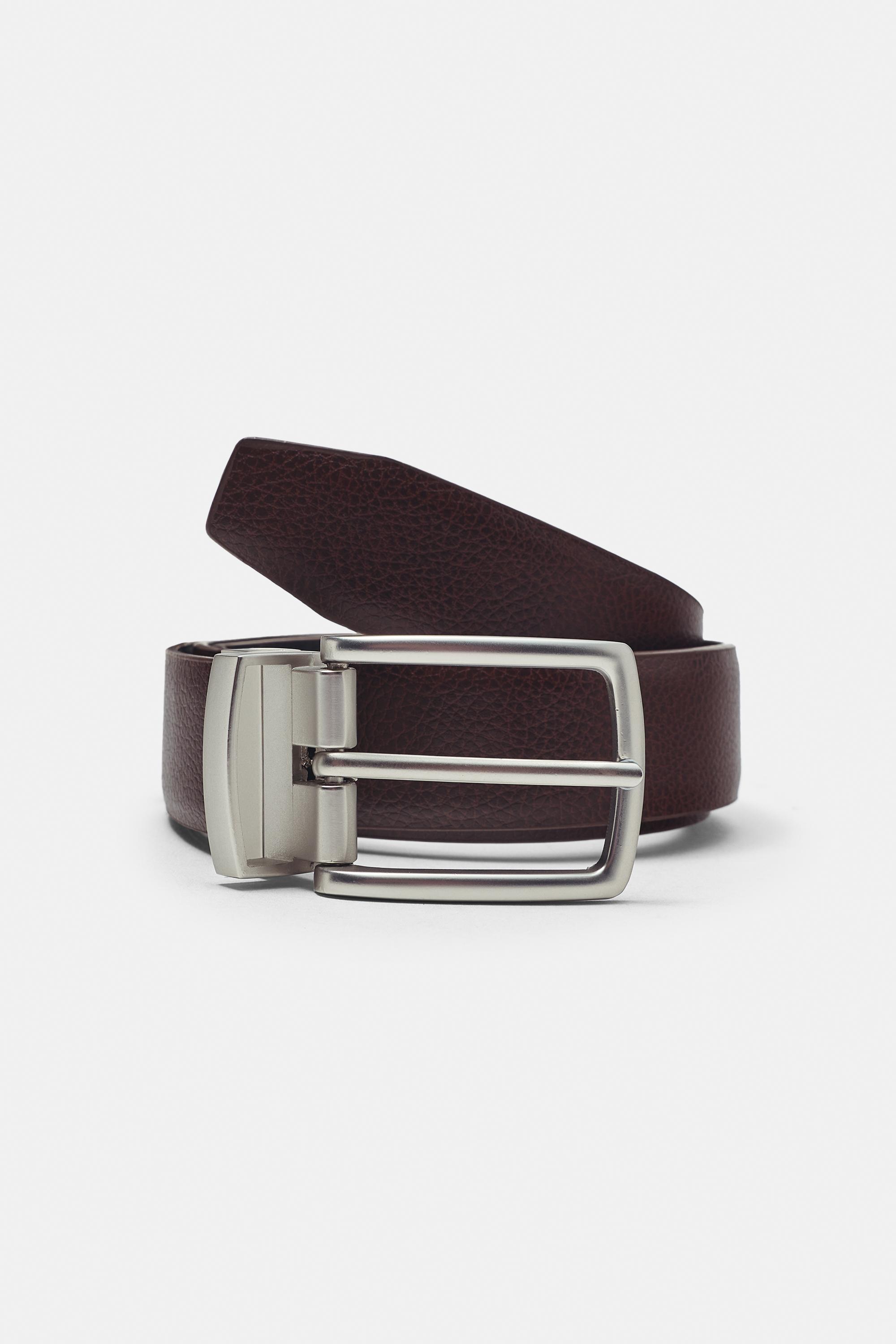 Reversible leather effect belt — Others