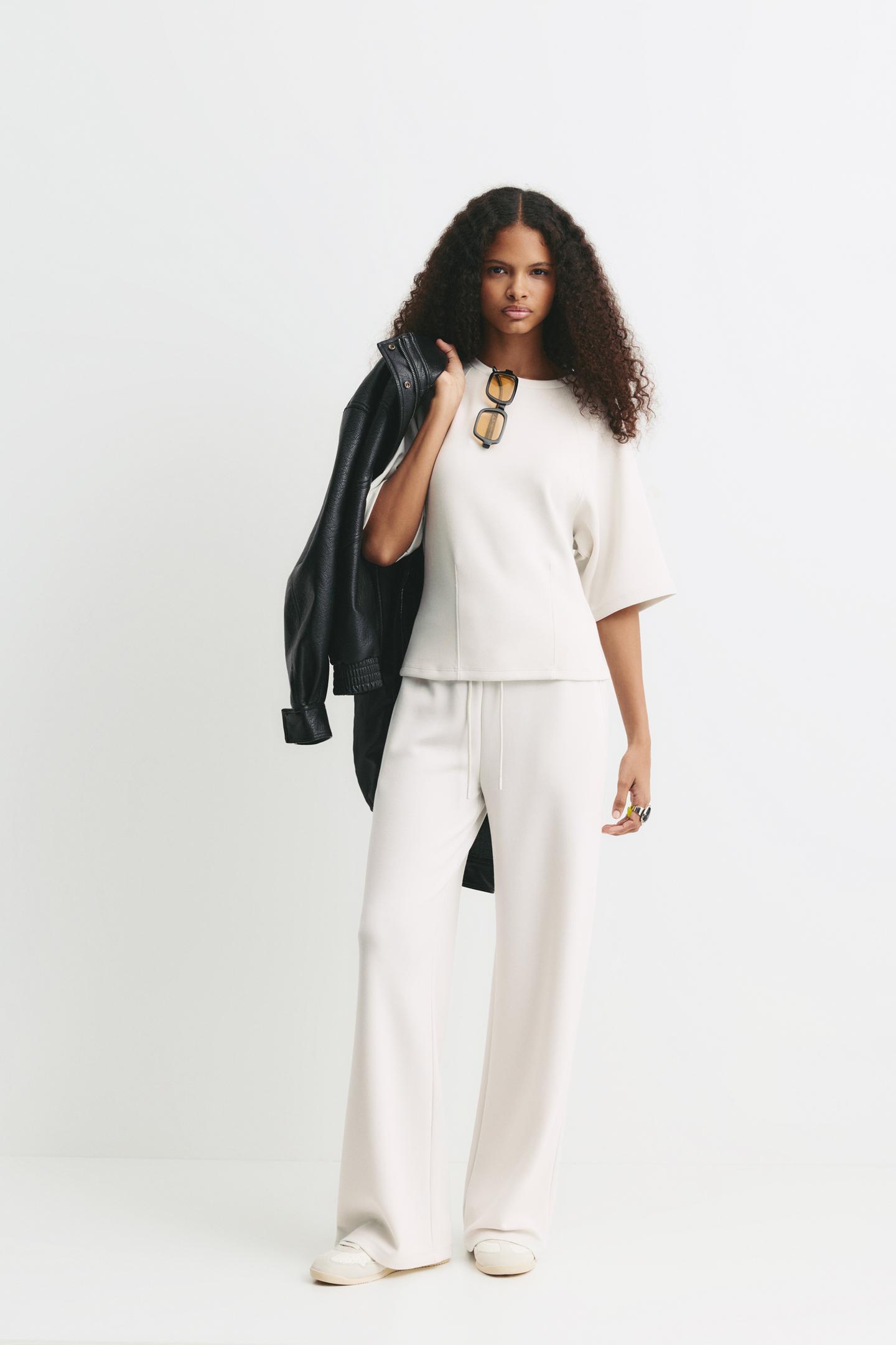 Pantalon de survêtement wide leg - pull&bear